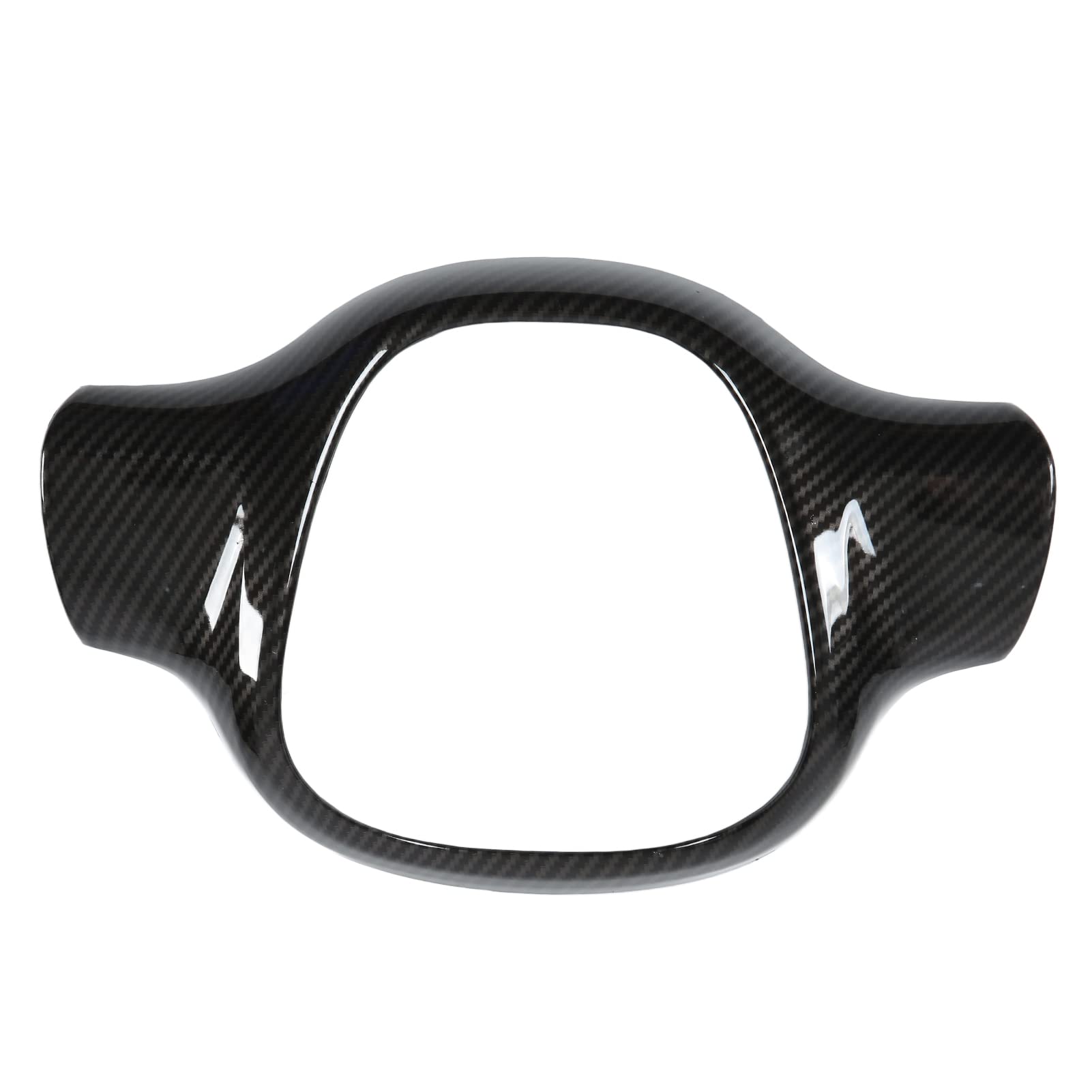 Carbon Fiber Style Steering Wheel Cover & Dashboard Trim Replacement for Smart 2009-2015 - Upgrade Interior, Enhance Grip & Protect from Wear - Perfect for Daily Commutes & Road Trips