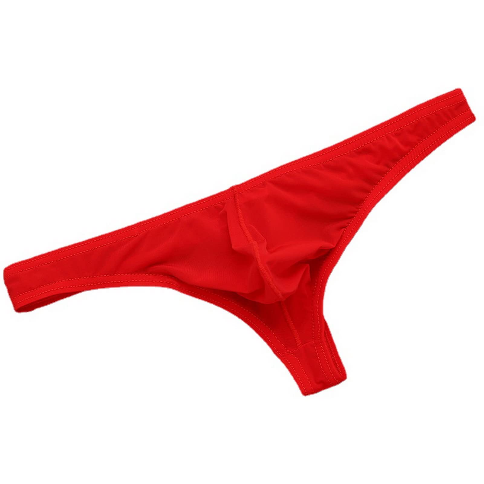 **Fashion Men's Transparent Thong & G-String Underwear - Smooth Ice Silk Low-Rise T-Back Panties for Comfort & Style - Perfect for Daily Wear, Beach, Swimwear & Sensual Occasions**