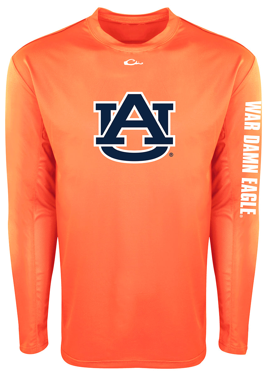 Auburn Long Sleeve Performance Shirt for Men & Women - Moisture Wicking, Breathable Workout Top for Running, Gym & Outdoor Activities
