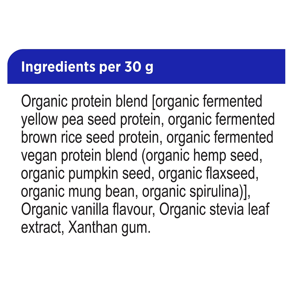 Organic Fermented Vegan Protein Powder - Vanilla Flavor 600g | Plant-Based Protein Supplement for Smoothies, Baking & Post-Workout Recovery | Non-GMO, Gluten-Free & Dairy-Free