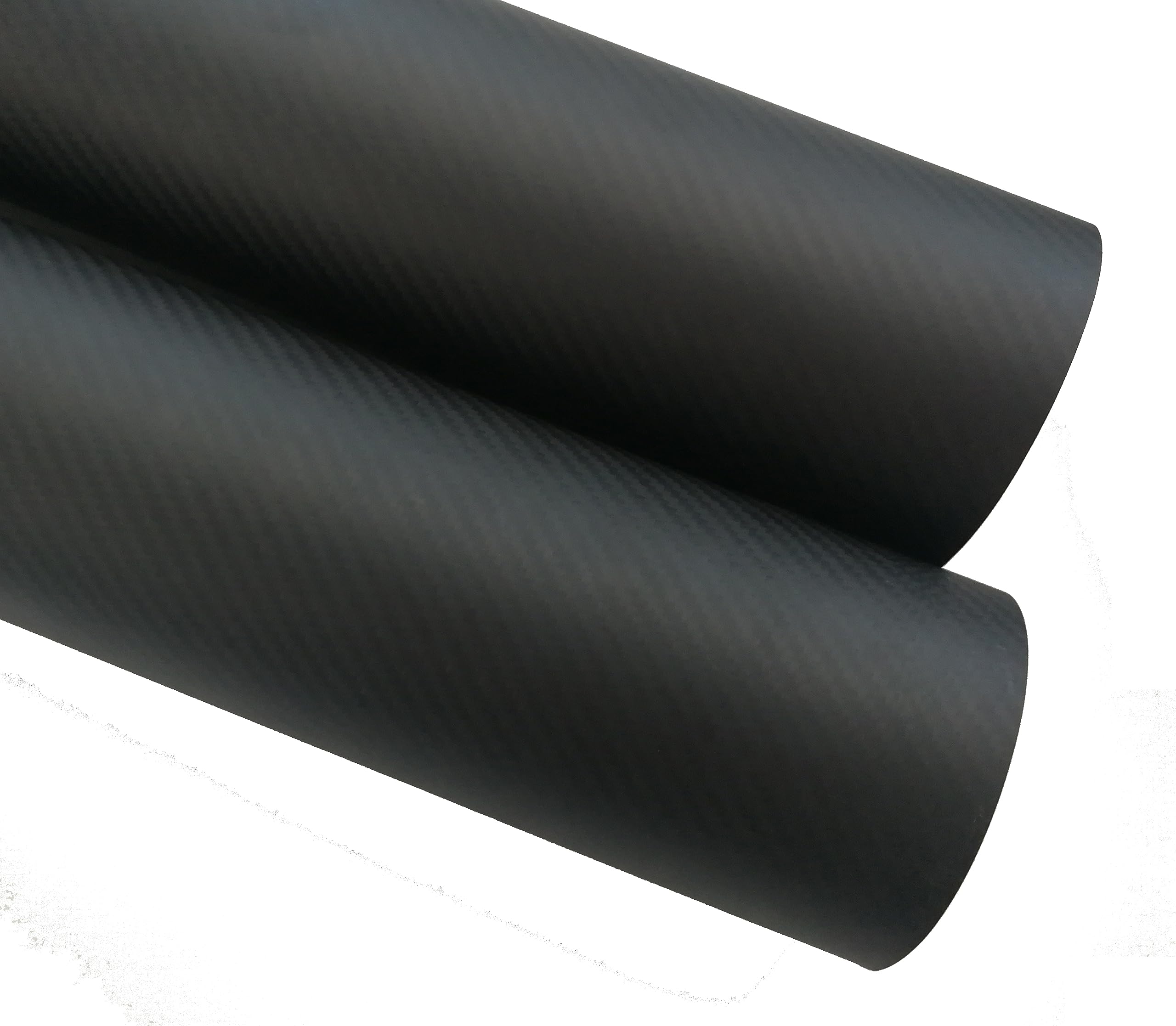 3K Carbon Fiber Tube - OD 32mm to 114mm (Including 110x114x1000mm) - Roll Wrapped for Wing Tube, Multi-Copter Arm & DIY Projects - Lightweight & Durable for RC Aircraft, Drones, and Model Building