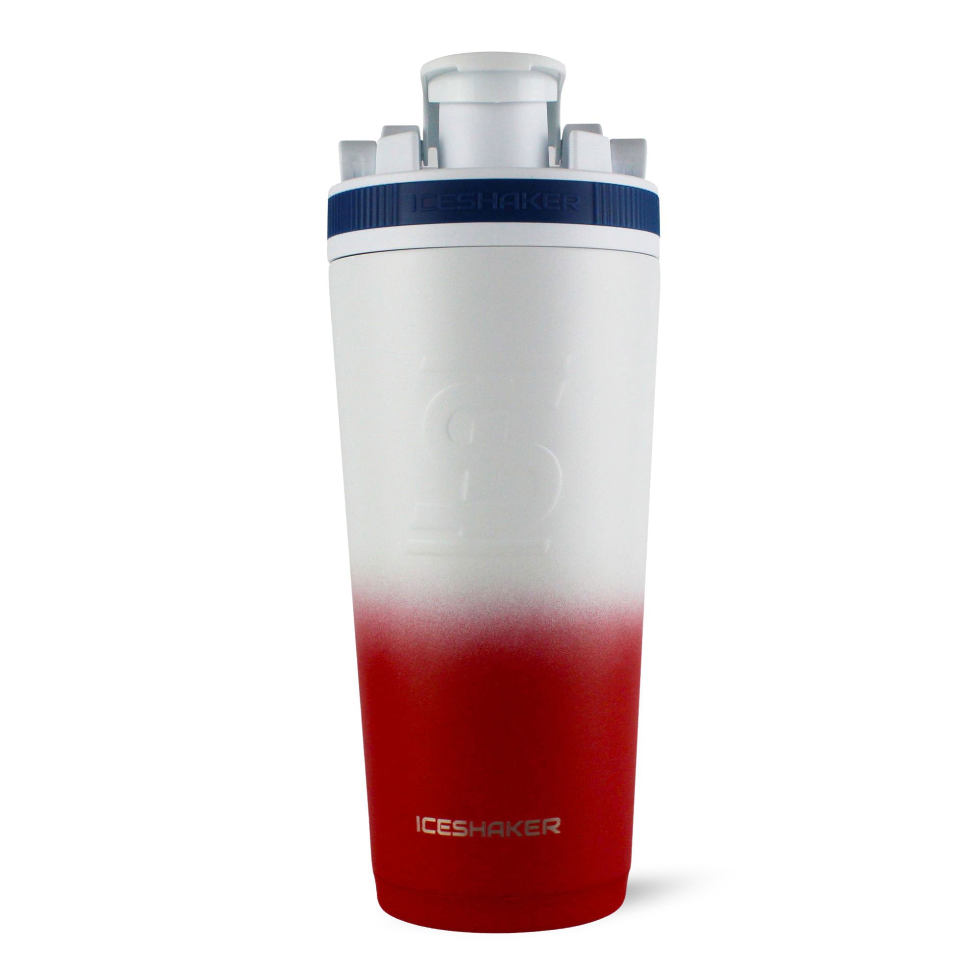 Ombre Series 26oz Shaker Bottle by Ice Shaker - Leakproof Protein Shaker Cup for Gym, Workouts & Travel - BPA-Free Stainless Steel Water Bottle with Mixing Ball - Perfect for Protein Shakes, Smoothies & Post-Workout Drinks (USA)