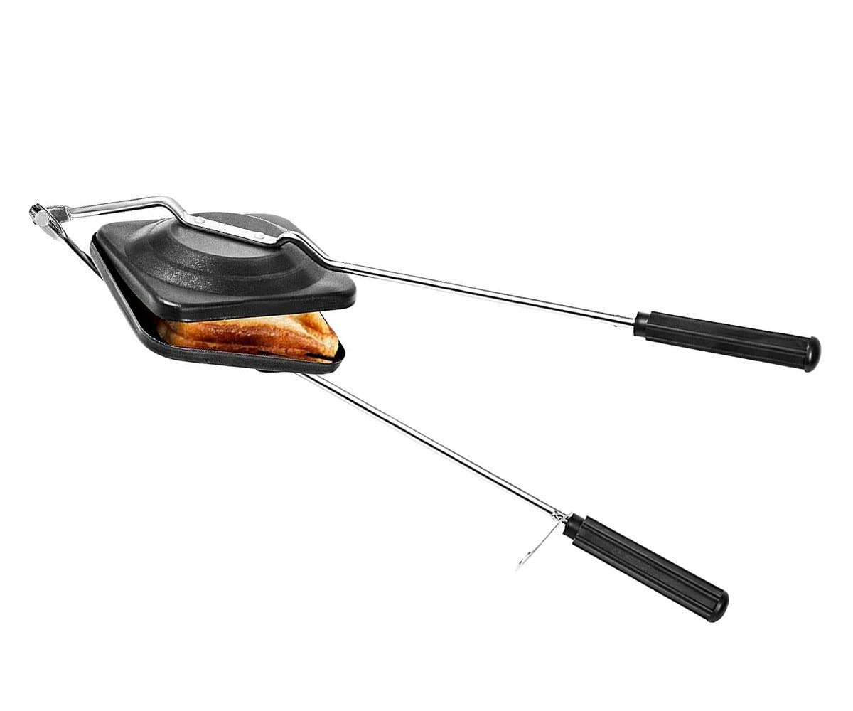 **Premium Sandwich Toaster & Grill Maker - Electric & Gas Options for Perfect Paninis, Grilled Cheese & Breakfast Sandwiches - Ideal for Home, Office & Camping**