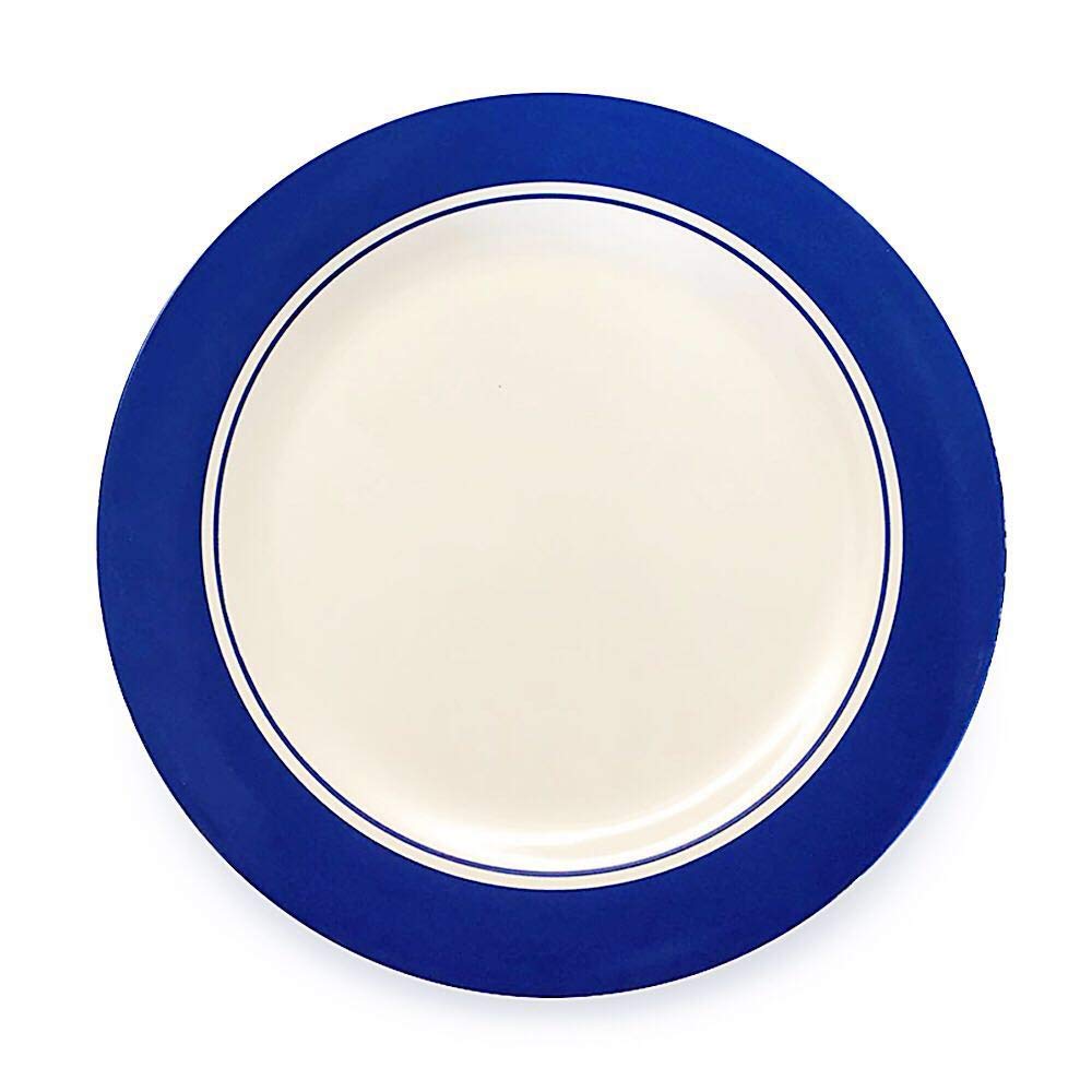 BOWLA 6-Piece Melamine Dinner Plates Set - 11 Inch Durable & Lightweight Plates for Indoor/Outdoor Use - Zoo Birds Design - Perfect for Picnics, BBQs, and Everyday Dining