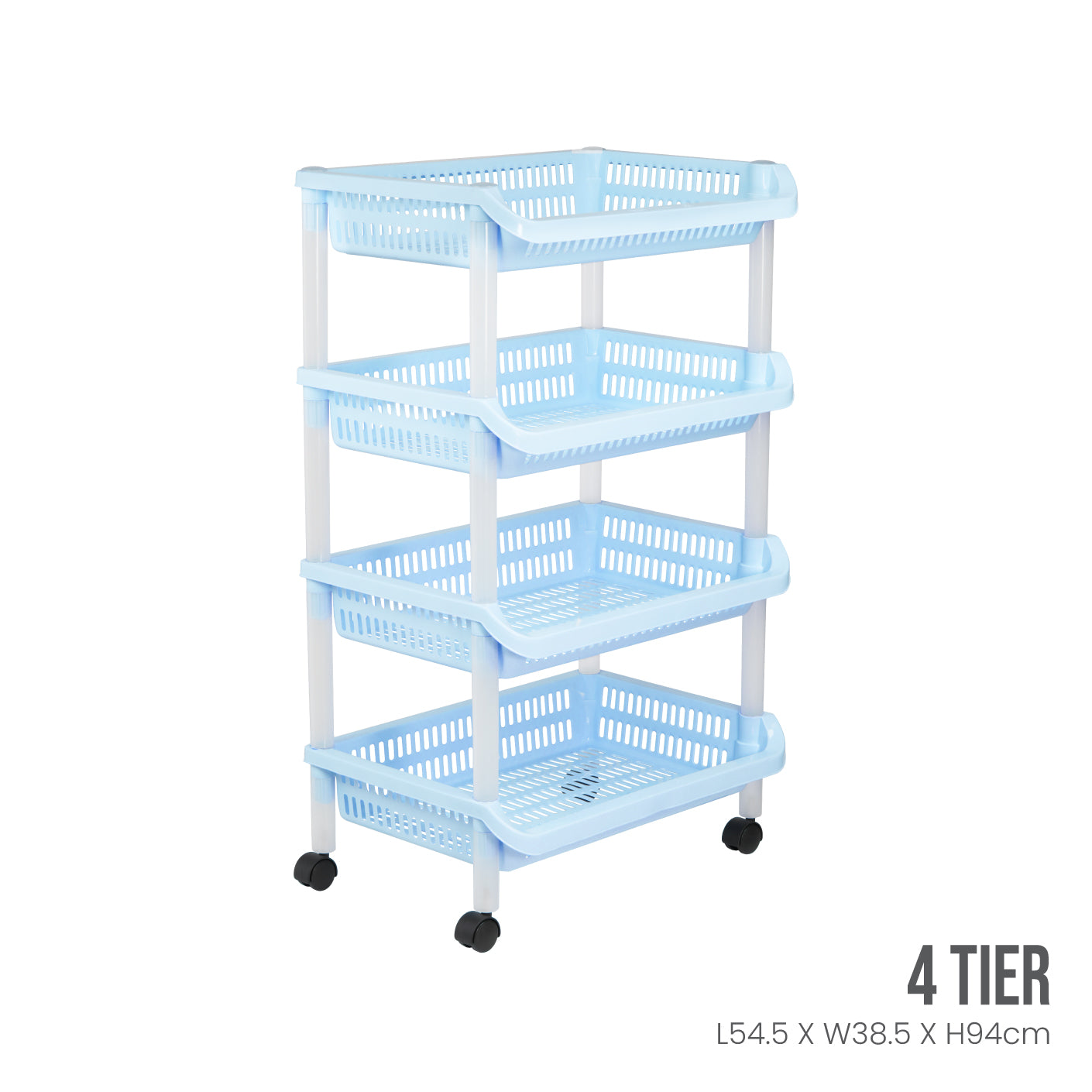 4-Tier XL Document Organizer - Heavy Duty File Rack for Office, Home & School - Perfect for Letter/A4 Size Papers, Folders & Binders (Black, 995 4)
