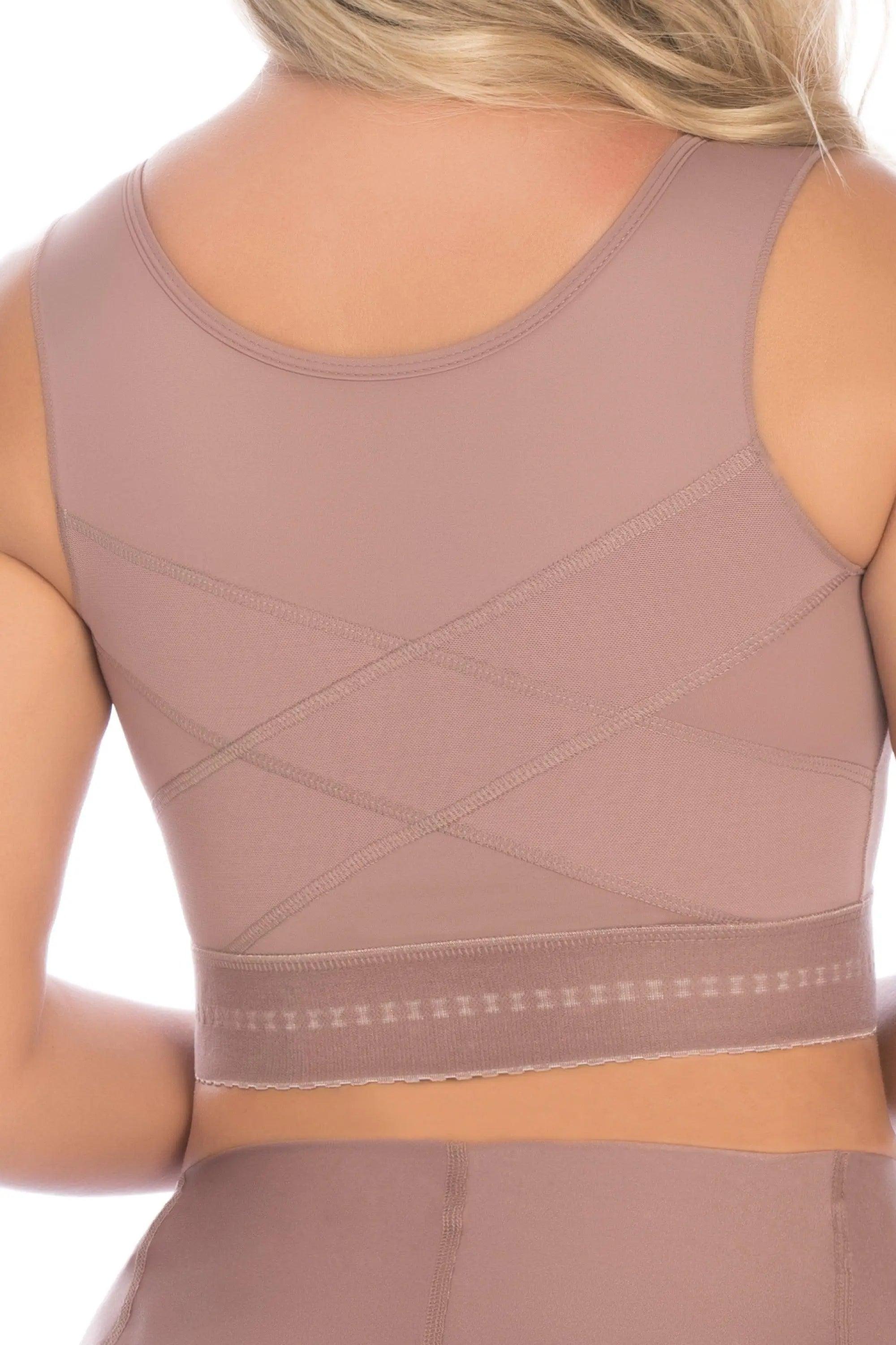 Post-Surgery Support Bra for Breast Augmentation Recovery - Adjustable Band & Comfort Fit #09349 - Ideal for Post-Op Healing & Everyday Wear