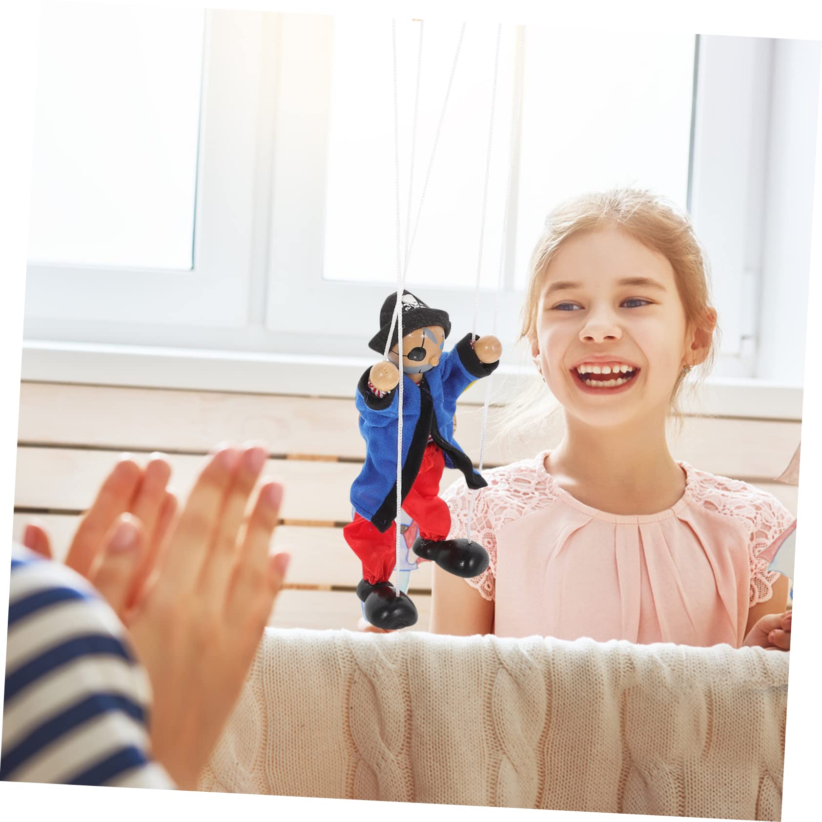 TOYANDONA 2-Piece Hand Puppet Set - Interactive Plush Animal Marionette Toys for Kids | Christmas Birthday Gifts for Girls & Boys | Educational Pretend Play, Home Decor, Classroom Storytelling Props