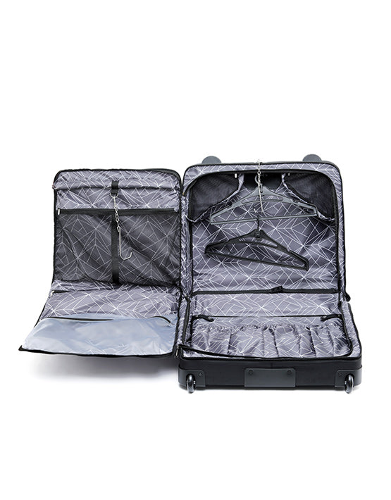 Tosca TCA264 Rolling Garment Bag with Wheels - Black | Travel Suitcase for Business Trips & Vacations