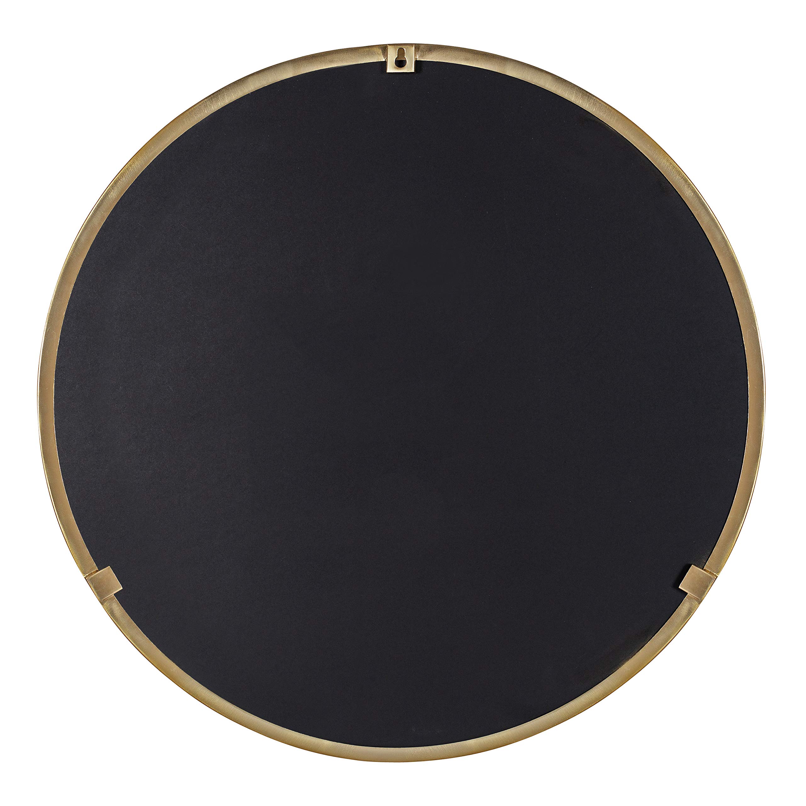 Kate and Laurel Rollo Modern Round Wall Mirror - 22 Inch Gold Circle Mirror for Living Room, Bedroom & Entryway Decor