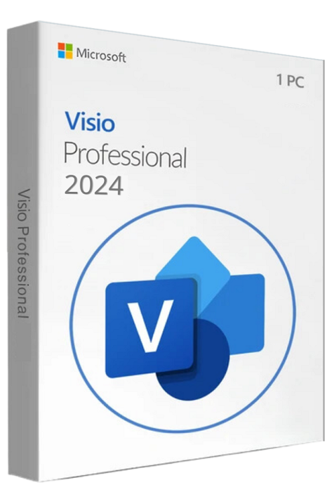 Microsoft Visio 2024 Professional Download - Flowchart & Diagram Software for Business Process Mapping, Network Diagrams, and Organizational Charts | Perfect for IT, Engineering, and Project Management Teams