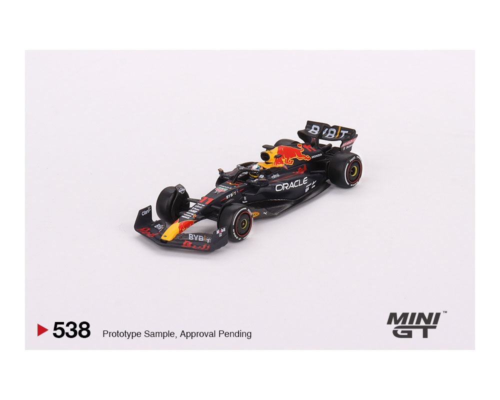 MINIGT 1:64 Scale F1 Oracle Red Bull Racing RB18 #11 Sergio Pérez 2022 Abu Dhabi Grand Prix 3rd Place Diecast Model Car - Perfect for Collectors, Racing Fans & Display Cases