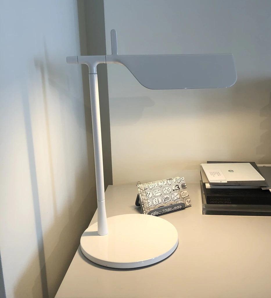 Pivot Ease Adjustable LED Table Lamp - Modern Desk Light for Home Office, Bedroom, and Study - Perfect for Reading, Working, and Nightstand Use