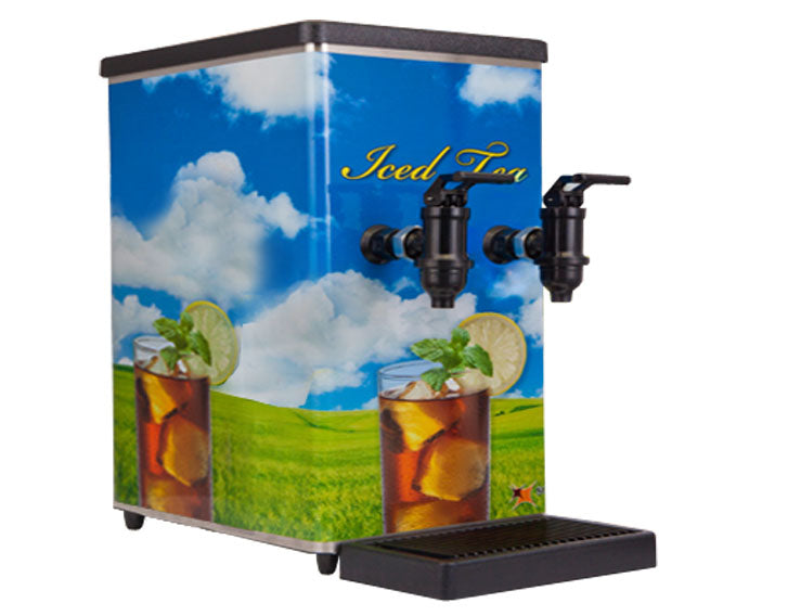 Schroeder America Double Post Mix Tea Urn - Commercial Grade Beverage Dispenser for Restaurants, Cafes & Catering Events - Free Shipping