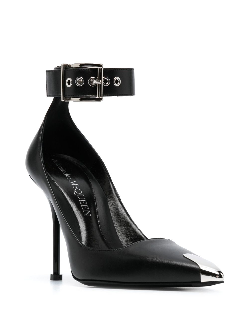 Alexander McQueen Black Heels - Stylish High Heel Shoes for Women, Perfect for Parties, Weddings & Evening Events
