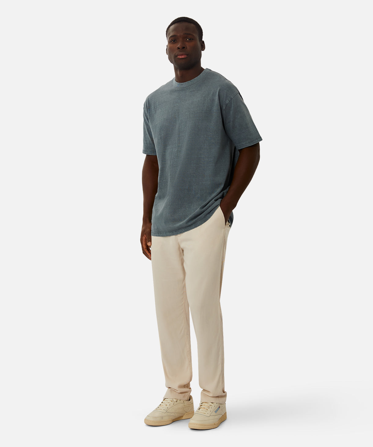 Premium Del Sur Tee - Soft Cotton Men's T-Shirt in Blue Slate | Comfortable Casual Wear for Everyday & Outdoor Activities