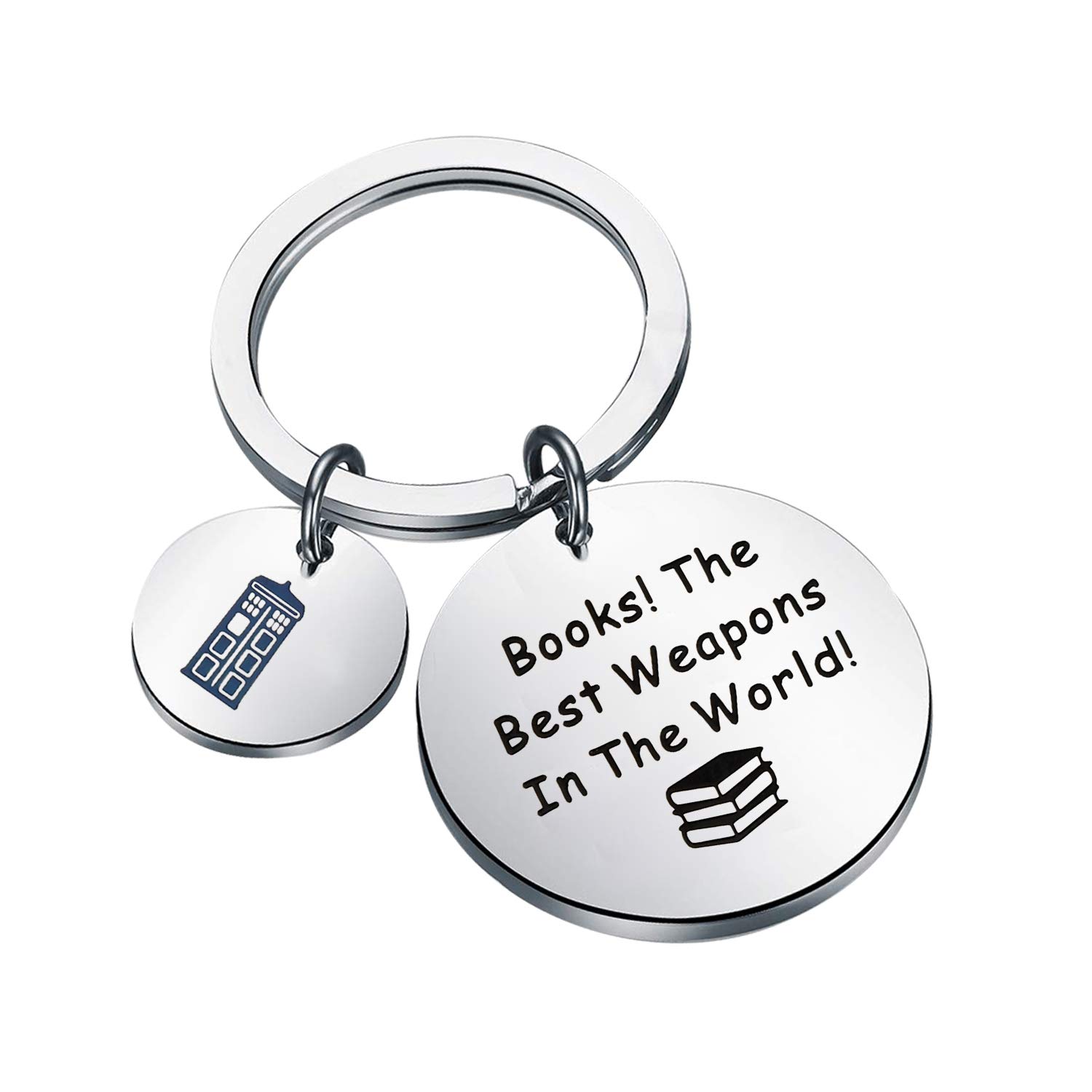 CHOORO Doctor Keychain Book Keyring - Best Weapon Keychain Gift for Doctors, Nurses & Medical Students - Perfect for Scrubs, White Coats & Backpacks