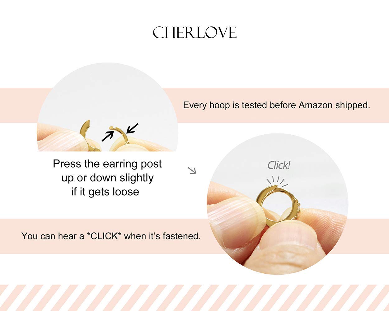 Sterling Silver Huggie Hoop Earrings for Women - Small Spike Cute Edgy 14k Gold Plated Huggie Earrings | Perfect for Everyday Wear, Parties & Gifts