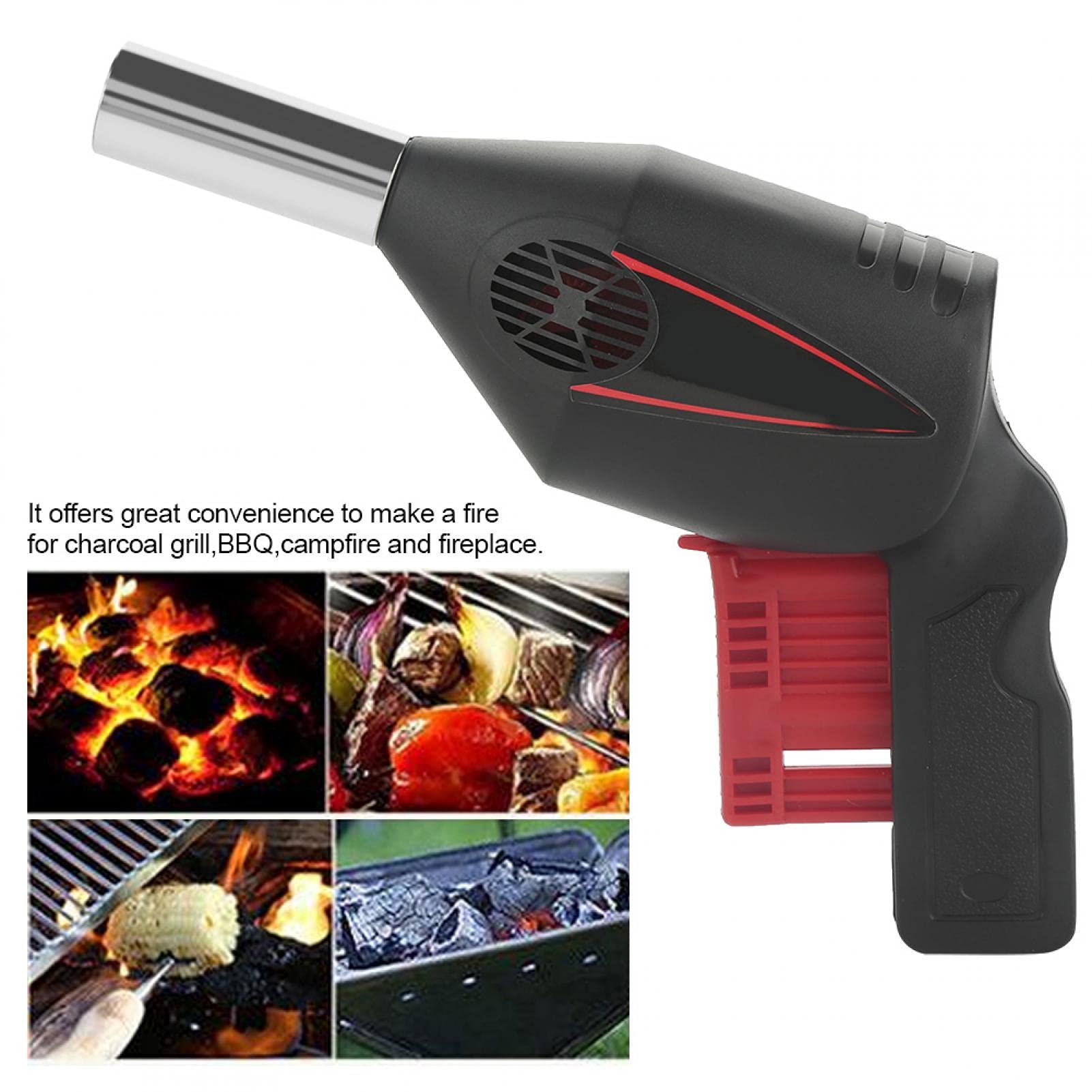 EVTSCAN Portable Handheld BBQ Fan - Manual Air Blower for Outdoor Grilling, Camping, Picnics & Backyard Barbecues | Perfect for Charcoal Starter, Fire Pit & Campfire Cooking