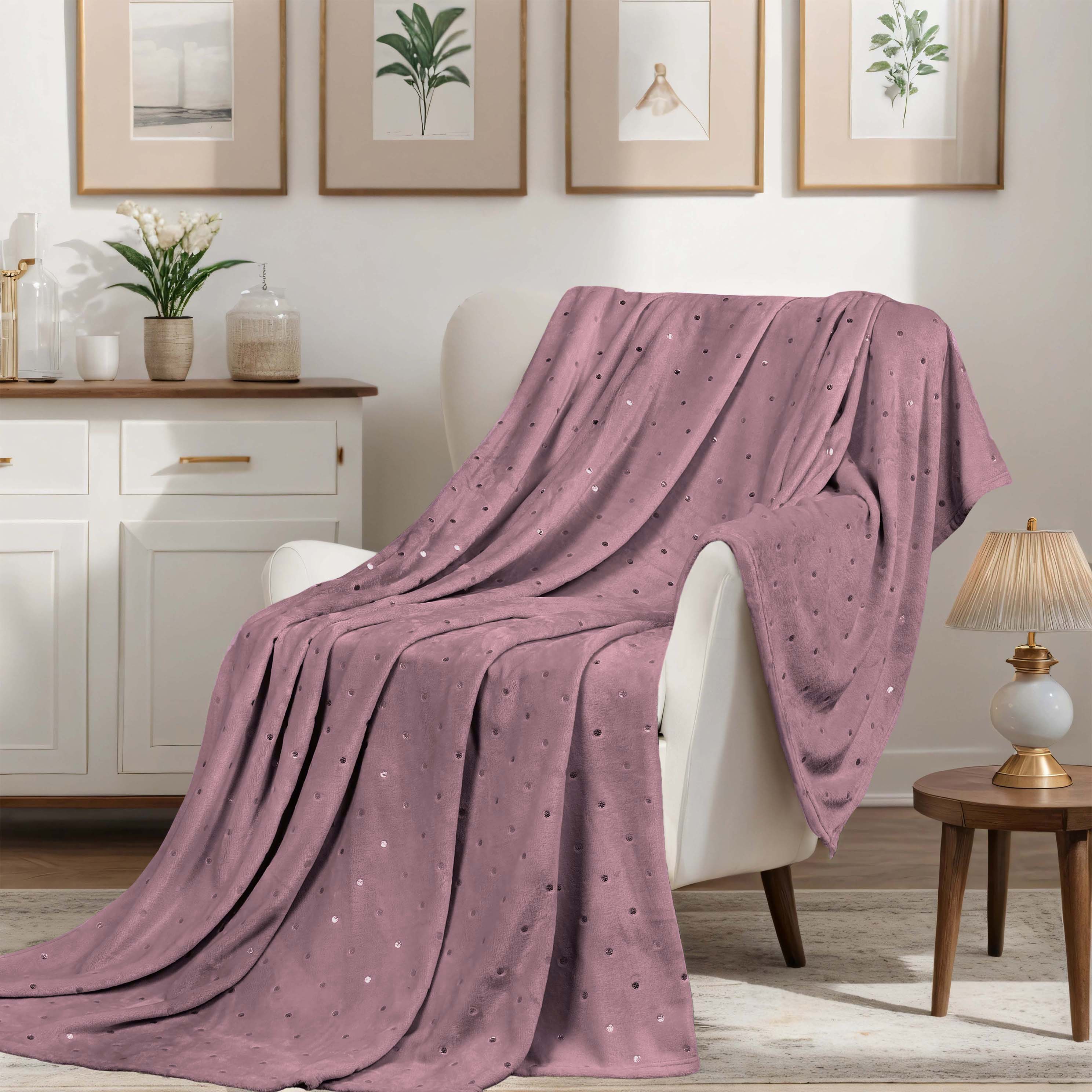 CozySoft Fleece Plush Blanket - Medium Weight, Ultra Soft & Fluffy - Perfect for Sofa, Bed, Couch & Home Decor - Warm Throw Blanket for Winter, Gifts & Cozy Nights