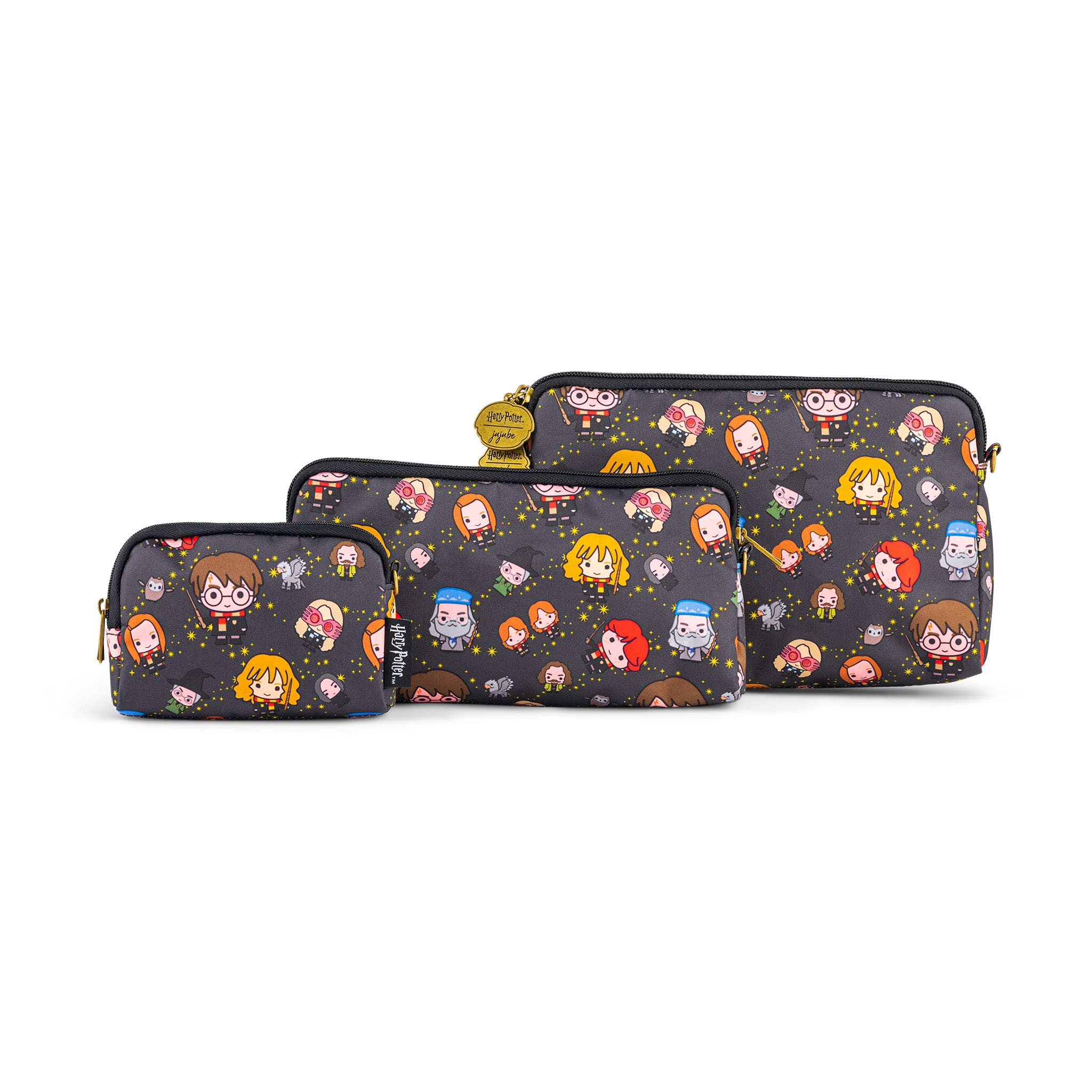 JuJuBe x Harry Potter Be Set Cheering Charms Diaper Bag - Lightweight Waterproof Baby Bag for Moms, Wizards & Witches - Perfect for Diaper Storage, Travel & Magical Adventures