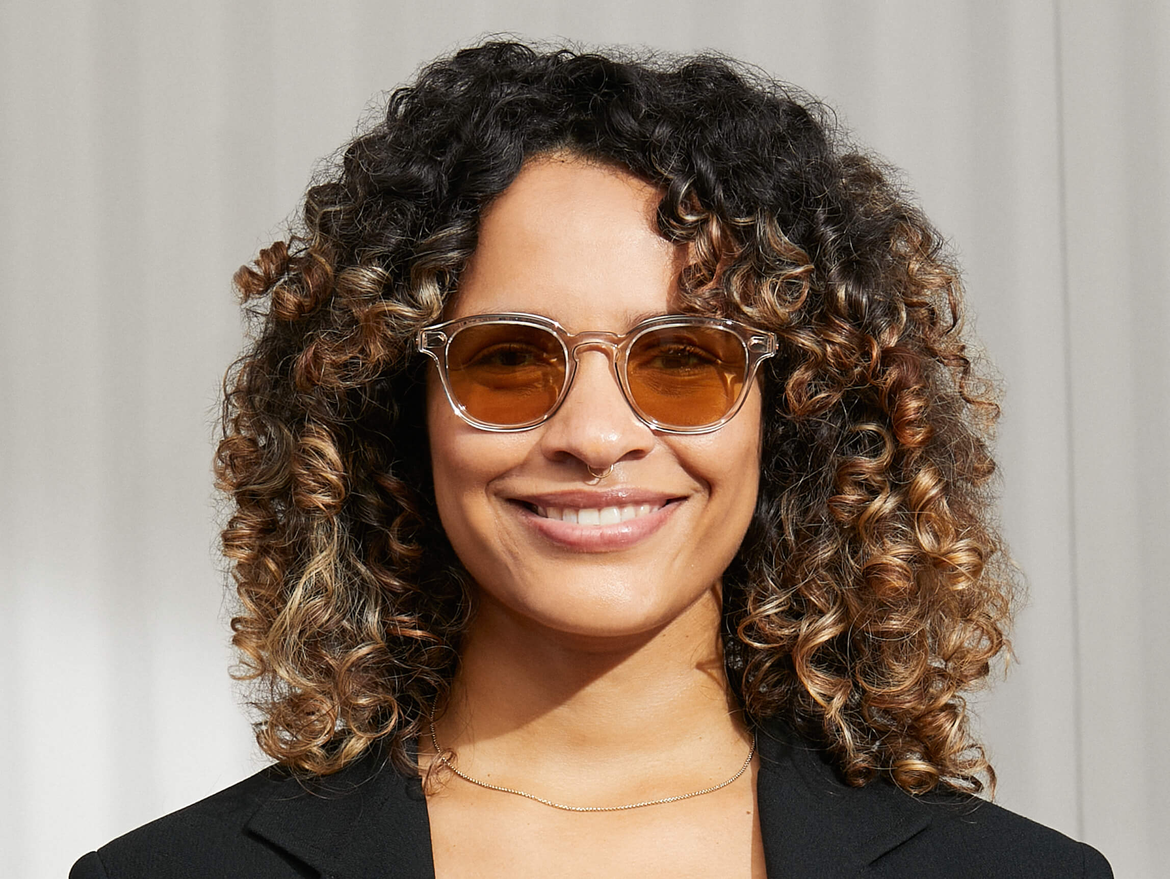 LEMTOSH 110 CRYSTAL/GOLD SUNGLASSES - Luxury Women's Sunglasses with UV Protection & Polarized Lenses - Perfect for Beach, Driving & Outdoor Activities
