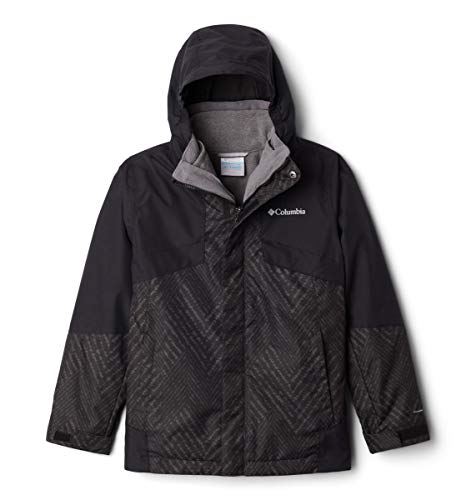 Black Chevron Print/Black