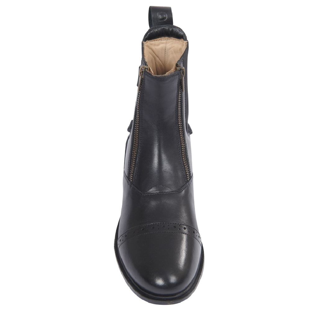 Dublin Evolution Double Zip Front Paddock Boots for Women - Equestrian Riding Boots with Side Zipper - Perfect for Horseback Riding, Barn Work & Outdoor Activities