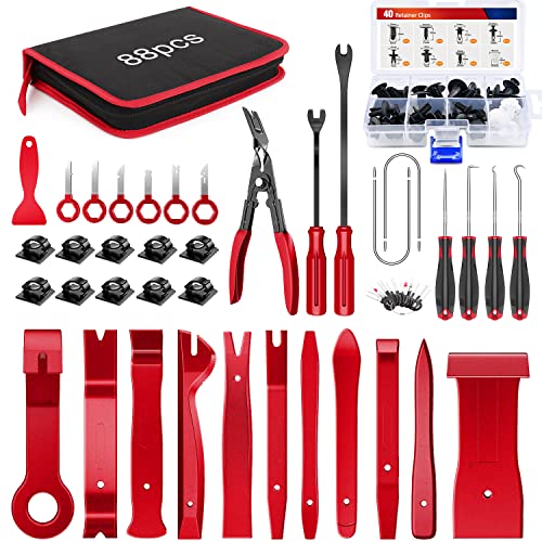 88 Clips Tools Red