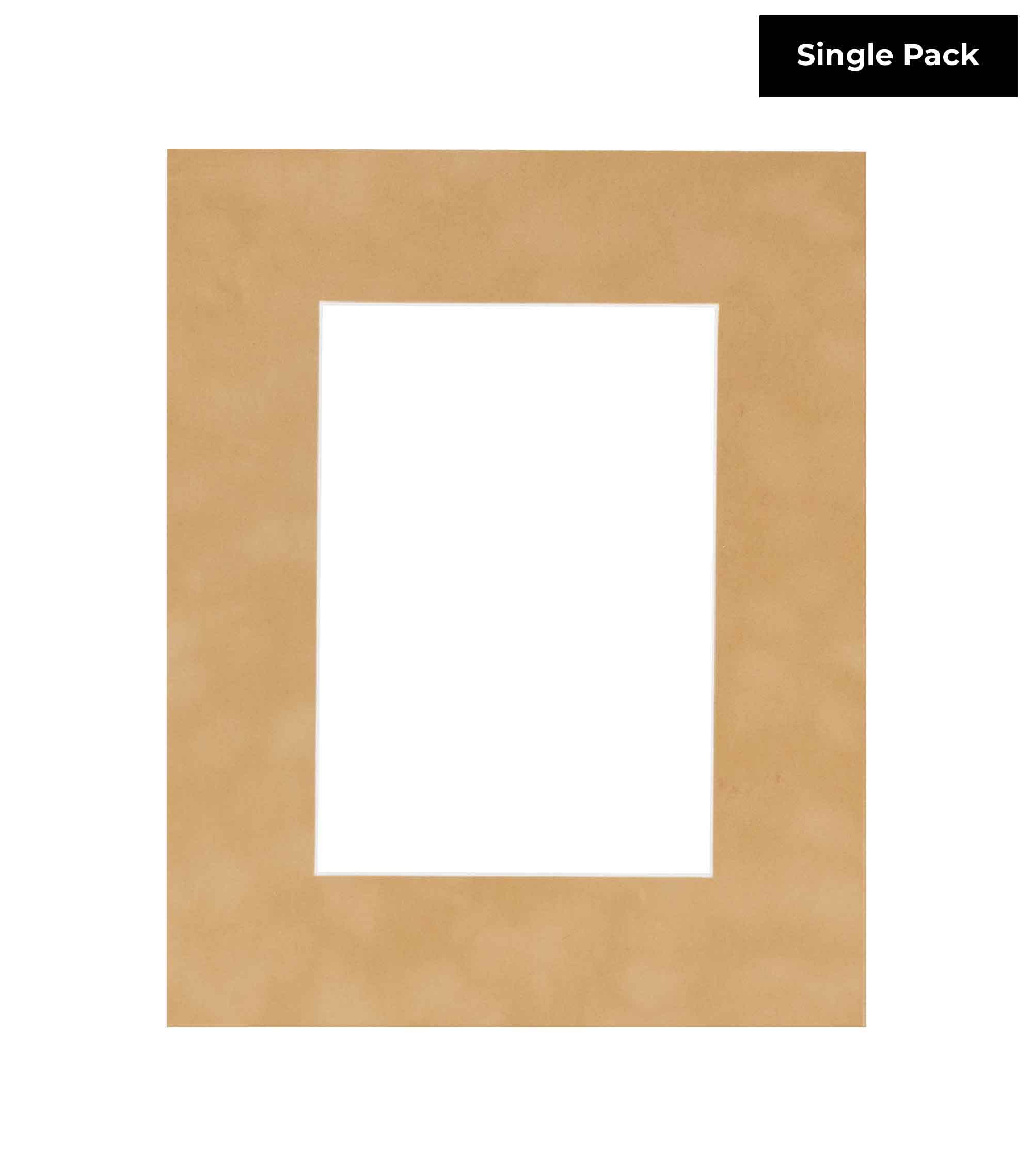 24x36 Inch Beige Suede Picture Mat Board - Precut Bevel Cut Mat for 20x30 Photos & Artwork - Acid Free Backing Board Included - Perfect for Framing, Scrapbooking & Home Decor Display