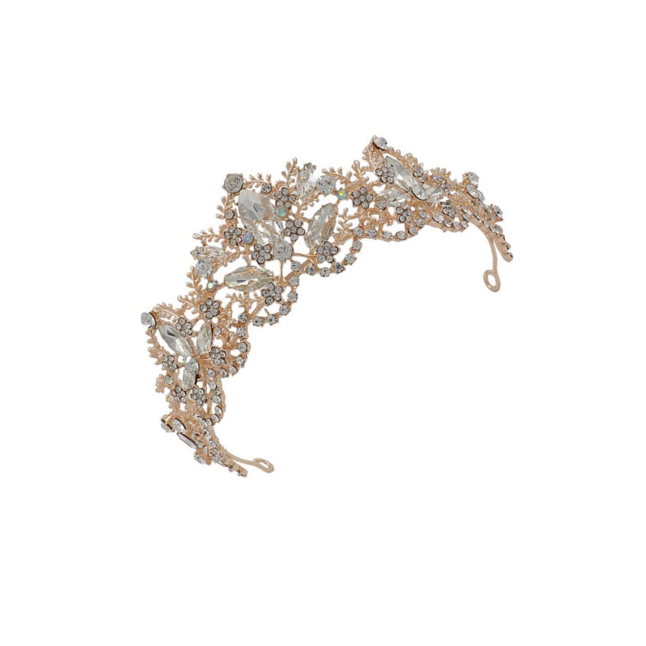 Sparkling Rhinestone Bridal Tiara Headband for Women - Wedding Crystal Hair Accessories, Queen Crown for Brides, Birthday, Pageant & Princess Costume - Perfect for Bridal Showers, Prom, and Special Occasions