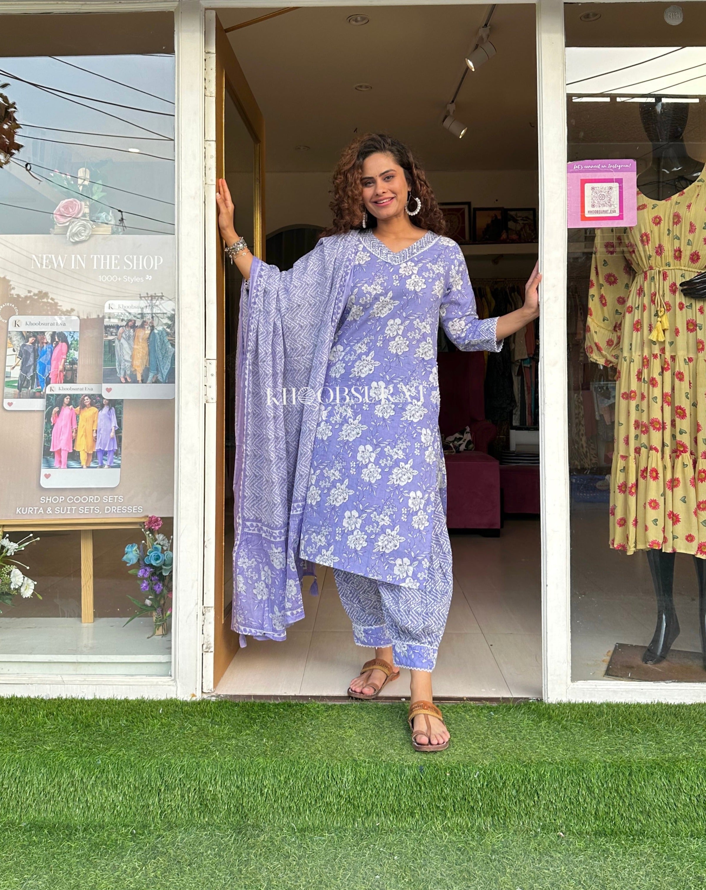 Stylish Women's Purple Kurti with Afghani Pants & Dupatta Set - Elegant Ethnic Outfit for Festivals, Weddings & Special Occasions