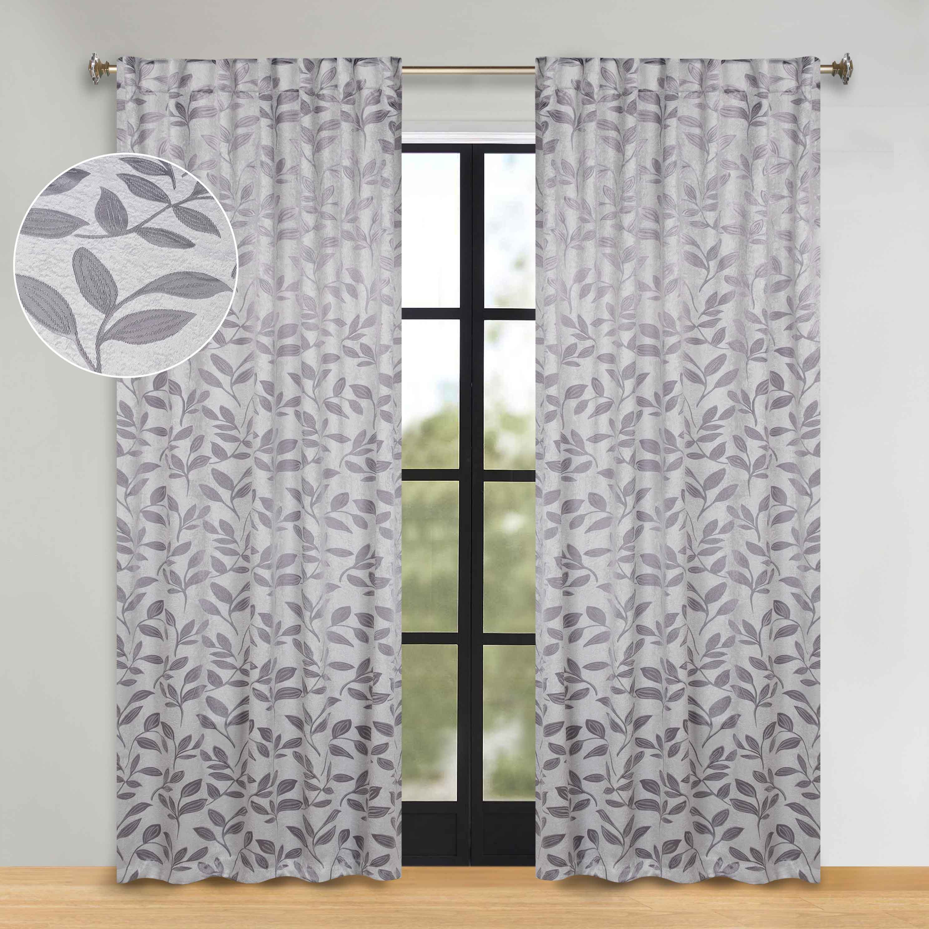 Premium Blackout Curtains for Bedroom - Super Soft Thermal Insulated Room Darkening Drapes with Back Tab Design (Set of 2 Panels) - Perfect for Nursery, Home Theater & Shift Workers