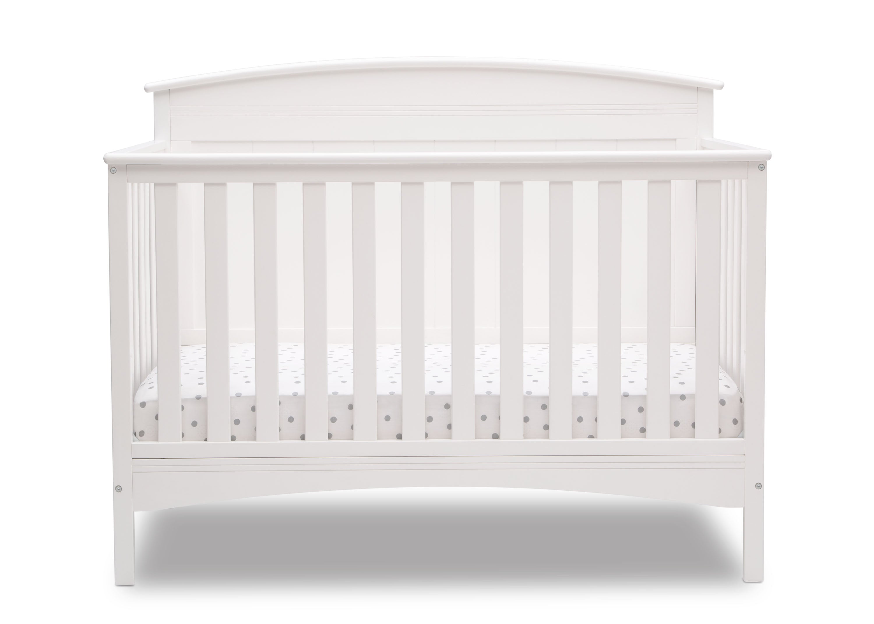 Archer Deluxe 6-in-1 Convertible Baby Crib - Toddler Bed, Daybed & Full-Size Bed - Safe Nursery Furniture for Newborns & Kids - Perfect for Bedrooms, Daycare & Guest Rooms