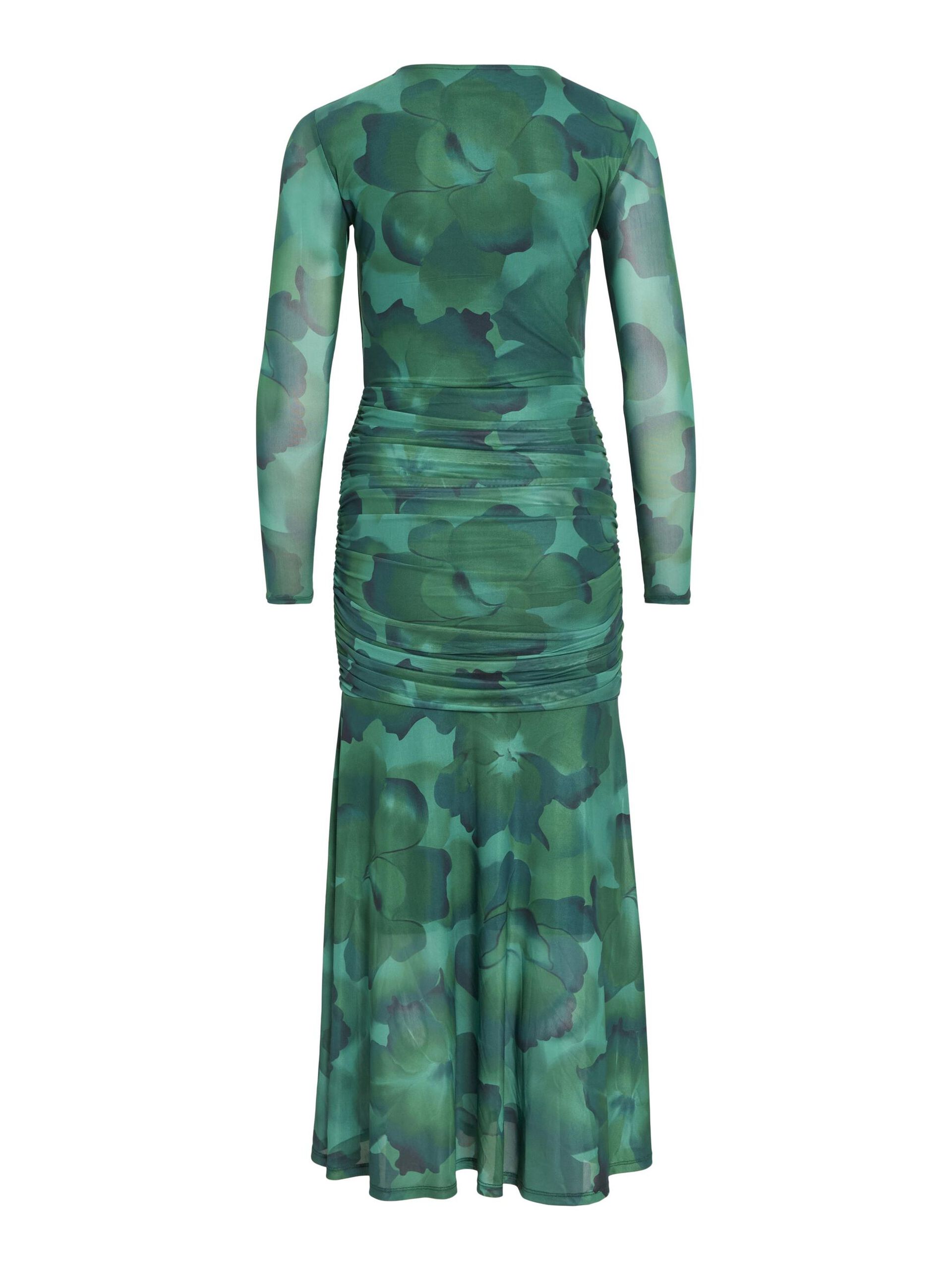 Leena Maxi Dress for Women - Elegant Long Flowy Summer Dress in Ultramarine Green - Perfect for Beach Vacations, Date Nights & Outdoor Parties