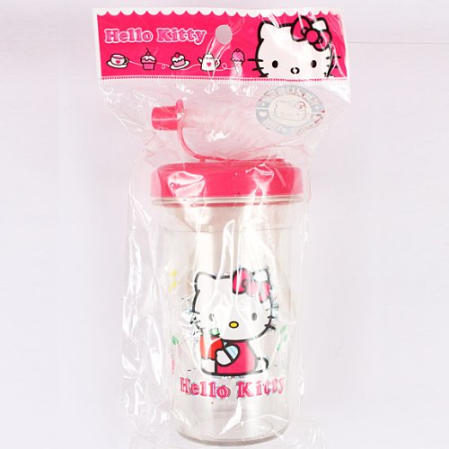 Hello Kitty Insulated Tumbler with Lid and Straw - 16oz Cute Kawaii Cup for Kids & Adults - Perfect for School, Office, Travel & Summer Drinks