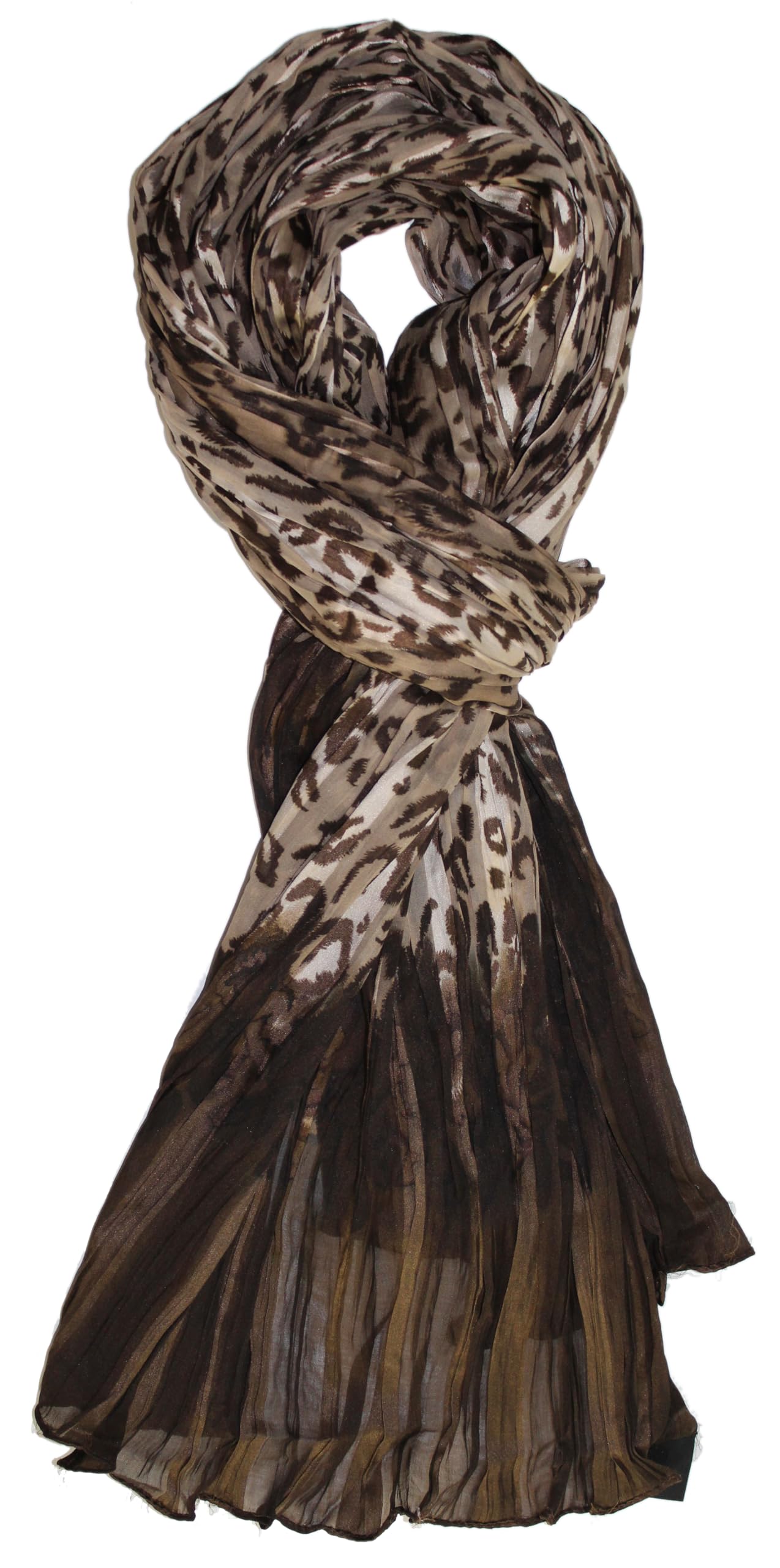 Luxury Leopard Print Scarf - Elegant Fashion for Women