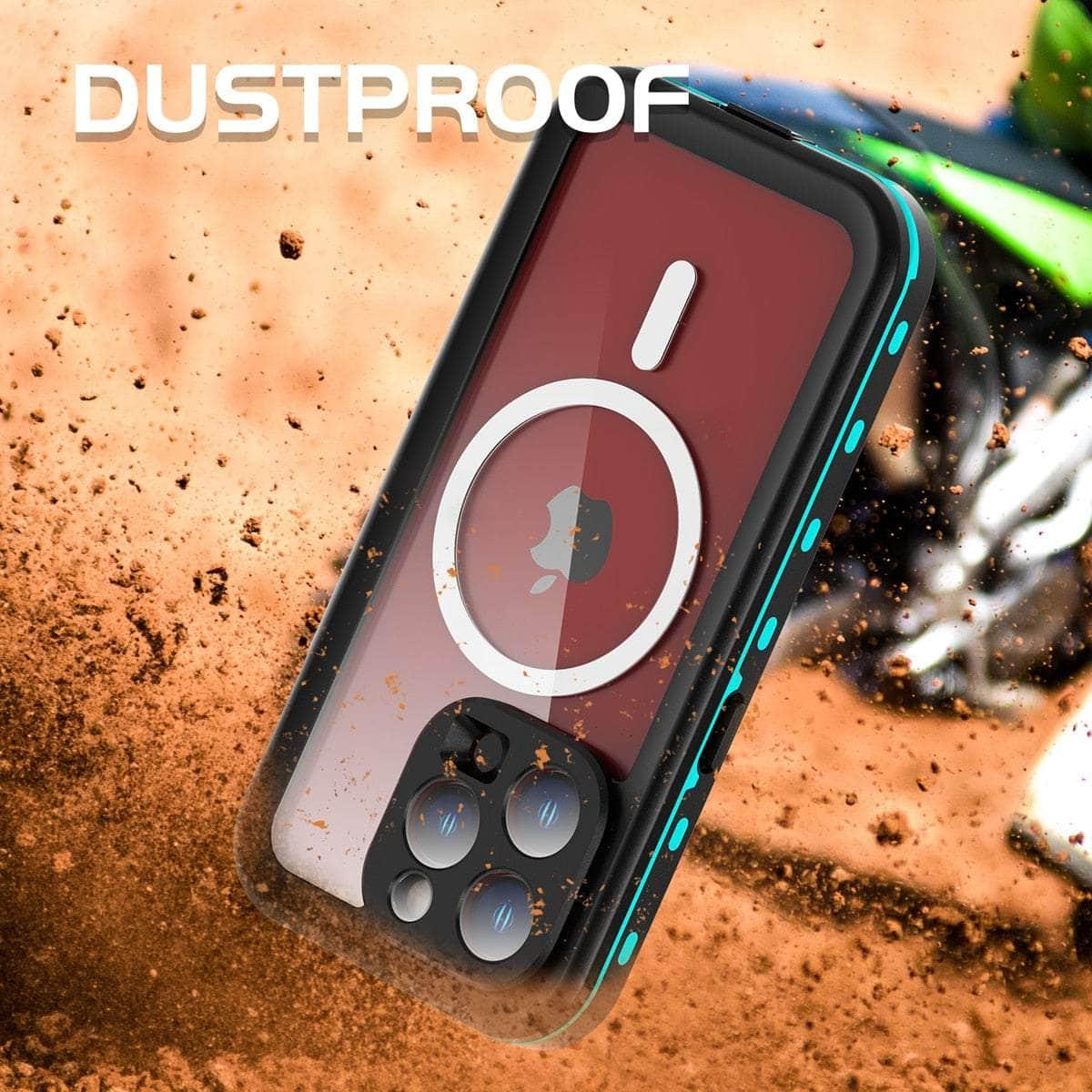 iPhone 15 Pro Case - IP68 Waterproof & MagSafe Compatible Shockproof Cover - Perfect for Outdoor Adventures, Travel & Daily Protection