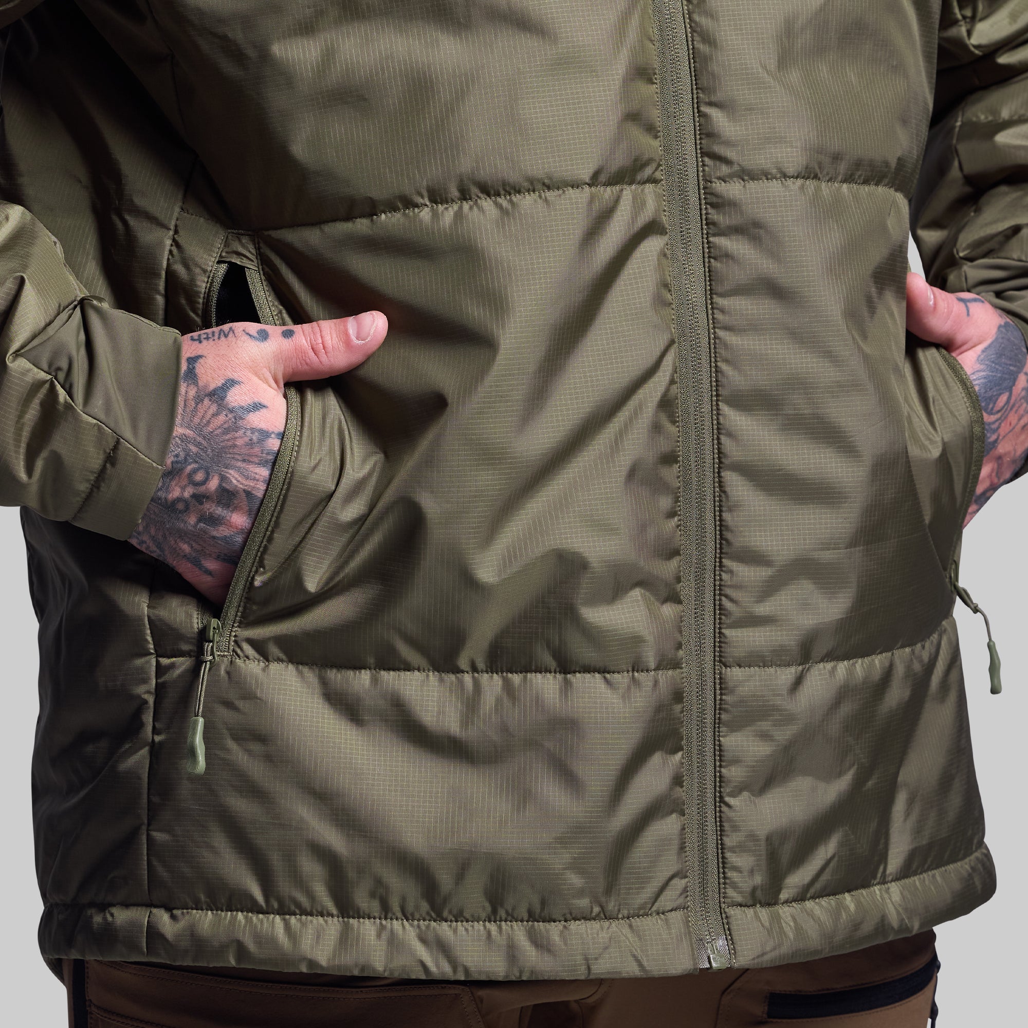 Men's Lightweight Tundra Jacket 2.0 - Waterproof Windproof Outdoor Jacket for Hiking & Camping (OD Green) - Perfect for Cold Weather Adventures & Daily Wear