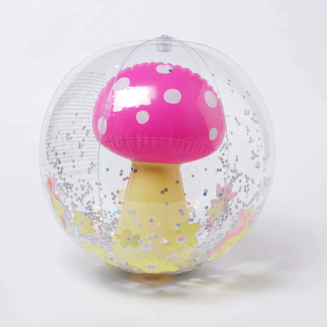 3D Inflatable Ball (Lemon Lilac) - Fun Pool Party Float, Beach Toy for Kids & Adults - Perfect for Summer Water Games, Backyard Play & Pool Relaxation