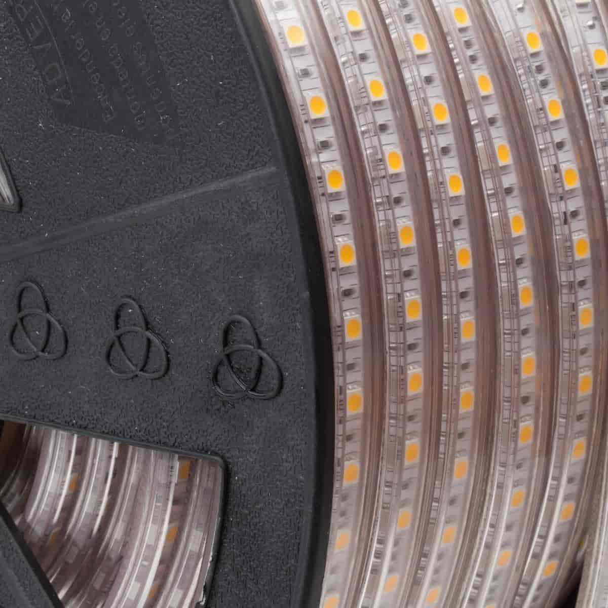 120V LED Strip Lights 4000K Natural White - Flexible Custom Length Cutting for Home, Office, and Commercial Lighting