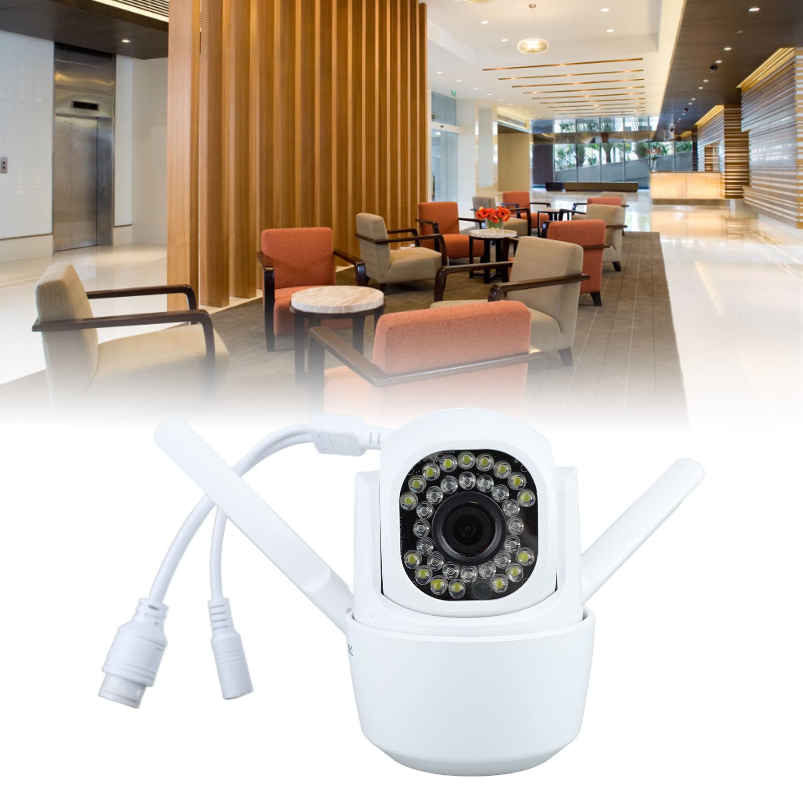 Smart Outdoor Security Camera with High Sensitivity & Wide Angle - Weatherproof HD Video Surveillance for Home, Garage & Backyard Monitoring