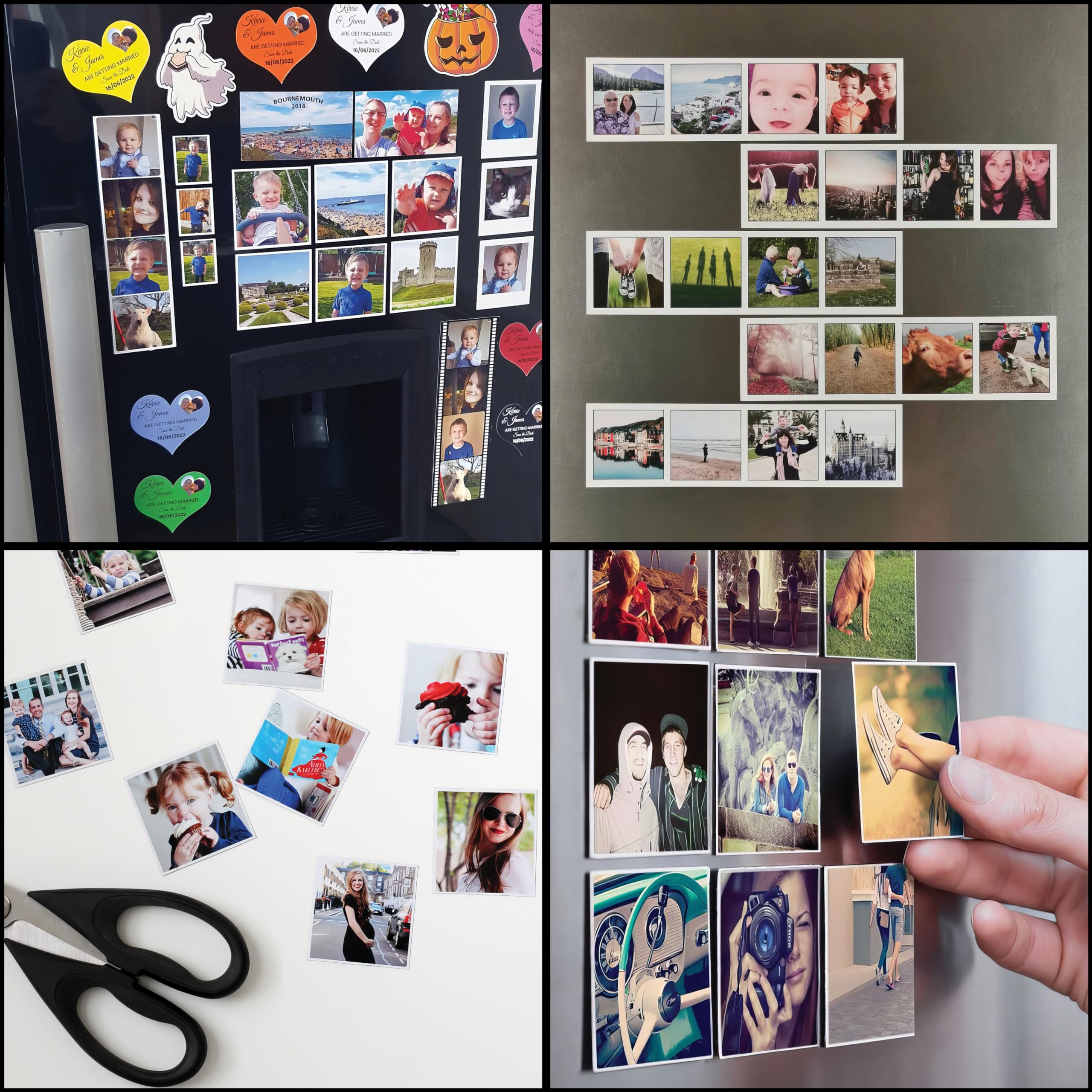 Self-Adhesive Magnetic Sheet 12x12 Inches - Removable DIY Fridge Magnets for Photos, Art Projects & Kids Crafts | Perfect for Home Decor, Office Organization & School Activities