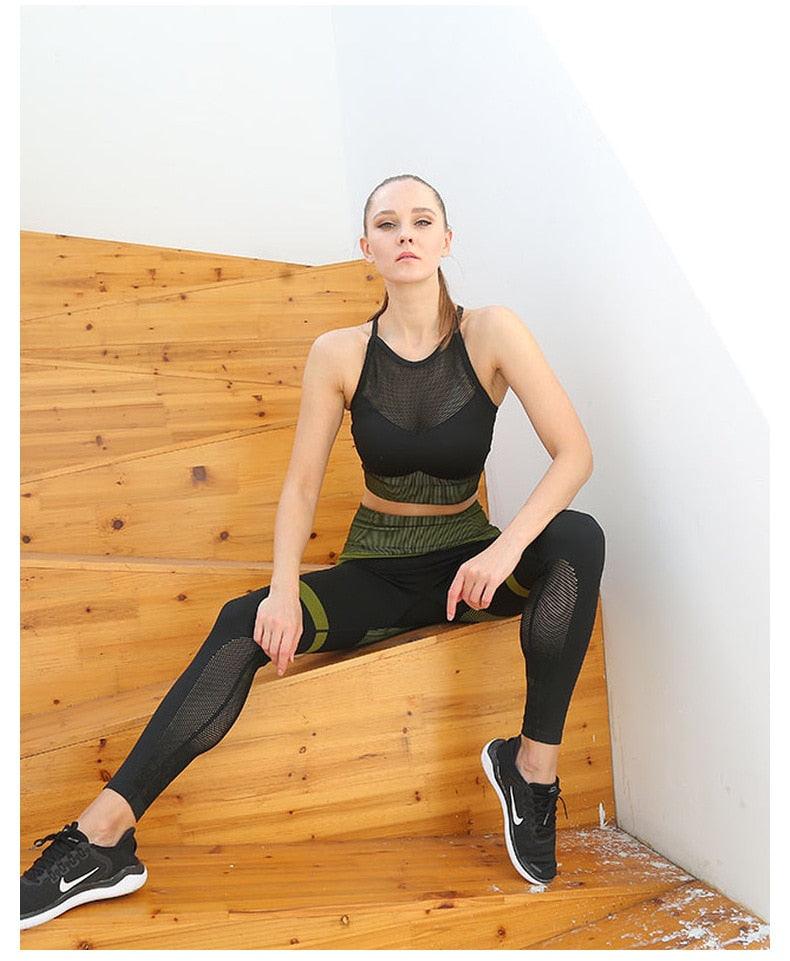 Women's Workout Gym Suits - High-Performance Fitness Apparel for Yoga, Running & Training - Comfortable & Stylish Activewear for Women