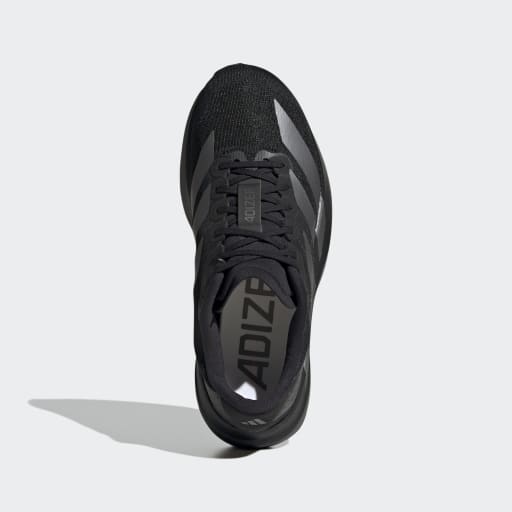 Adidas Women's Adizero Evo SL Running Shoes - Lightweight & Breathable for Marathon Training & Road Racing (Black/Iron Metallic/Black)