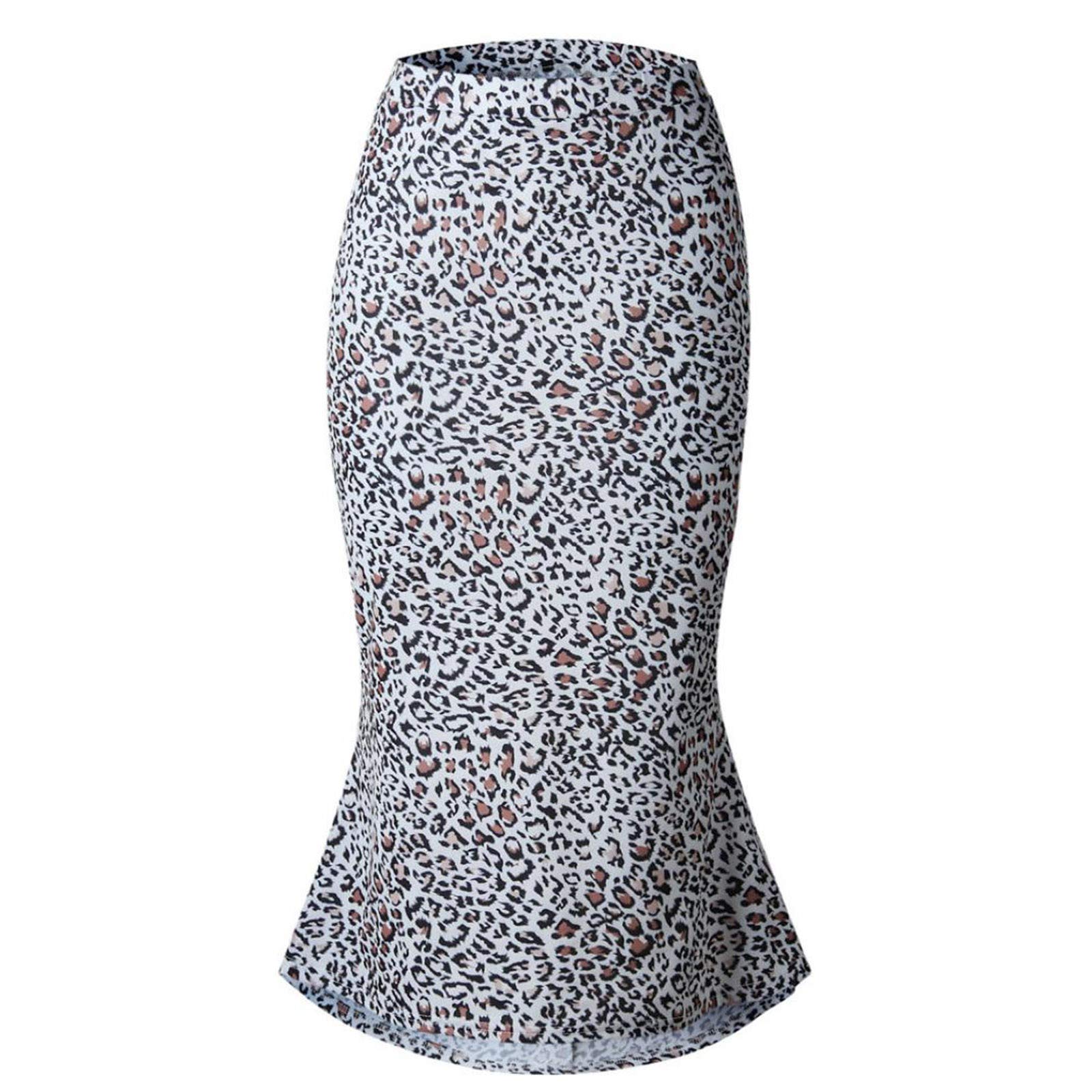 Women's Retro High Waist Leopard Print Long Skirt with Plaid Top Set - Elegant Evening Party Outfit for Casual Wear & Special Occasions