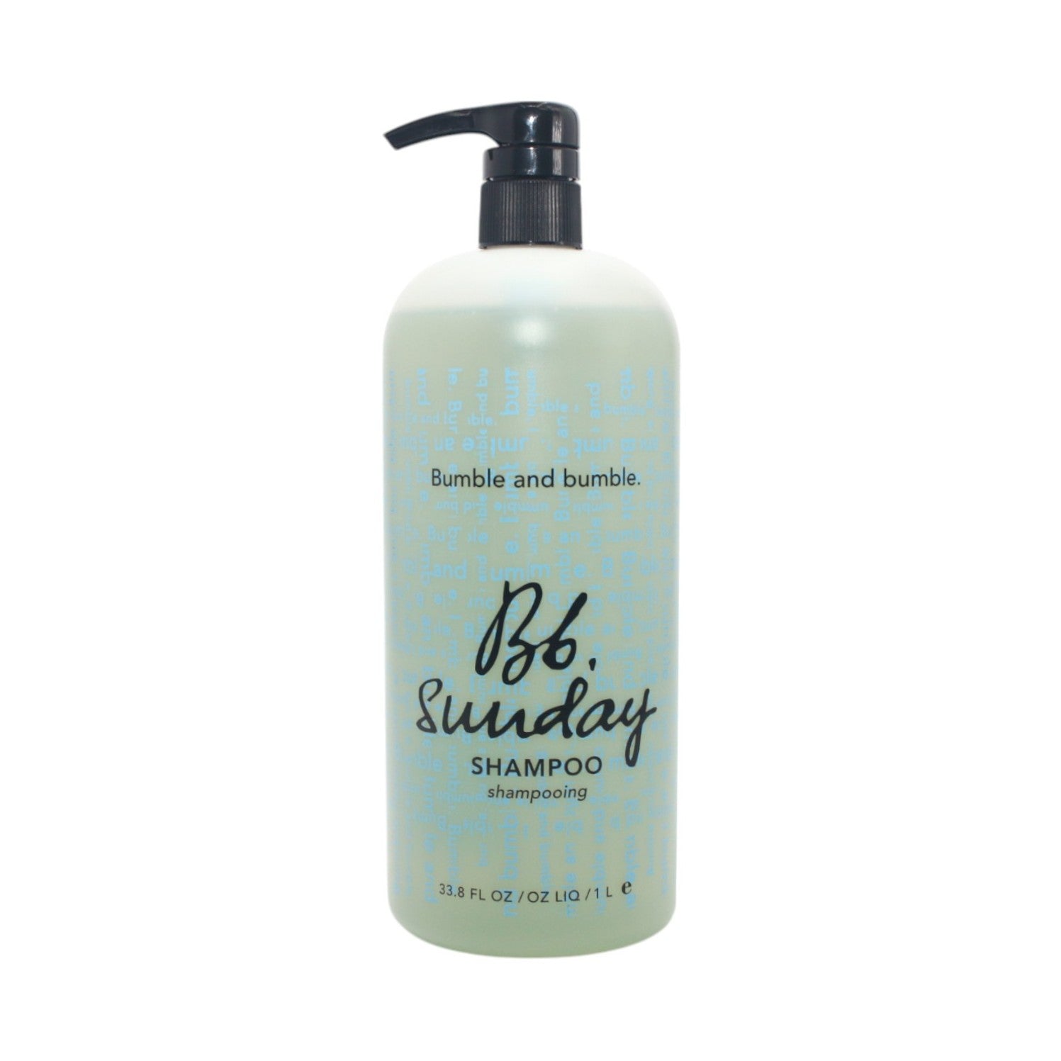 Bumble and Bumble Sunday Shampoo 33.8 oz - Clarifying Shampoo for Deep Cleansing & Scalp Detox - Perfect for Weekly Hair Reset & Post-Workout Refresh