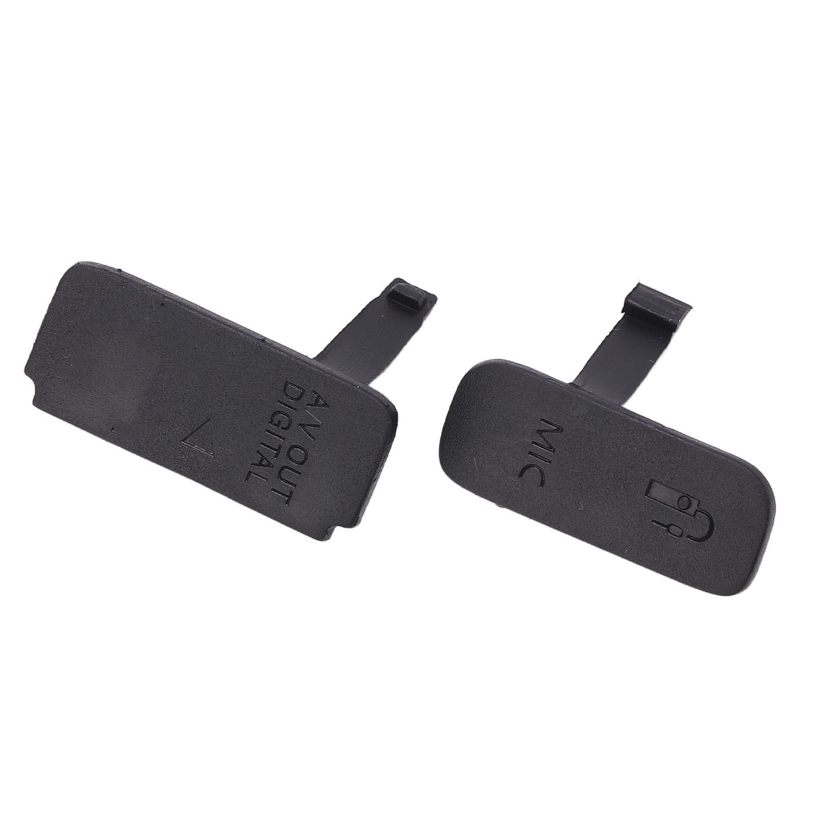 Heayzoki MIC Rubber Door Cover Replacement for Canon 650D Digital Camera - USB AV Out, Dustproof & Waterproof Rubber Material - Perfect for Outdoor Photography & Vlogging