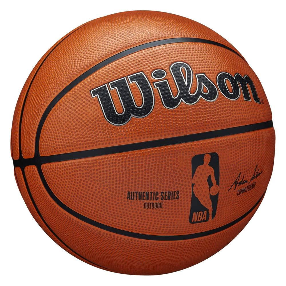 Wilson NBA Authentic Outdoor Basketball - Perfect for Street & Court Play