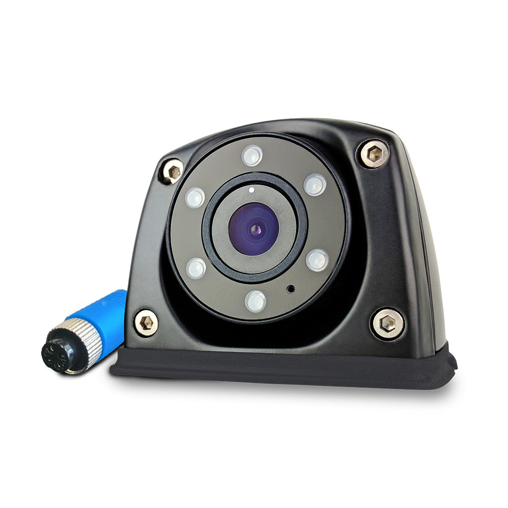 Autobacs FHD 1080P Side View Backup Camera with 6 Infrared Night Vision LEDs - Perfect for Trucks, SUVs, and RVs Parking Assistance