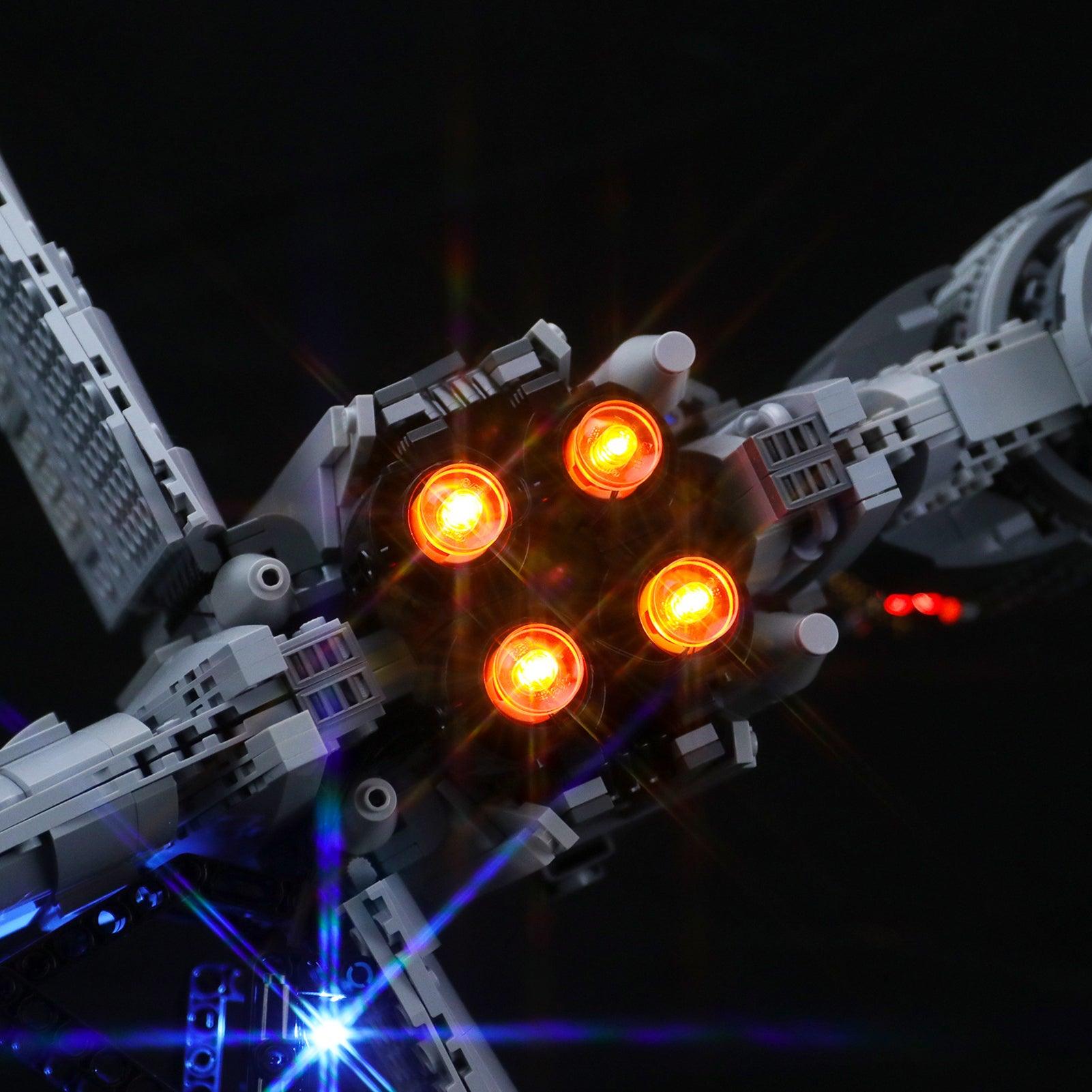 LEGO Star Wars B-Wing Starfighter 10227 Light Kit - DIY Lighting Set for Model Building - Perfect for Display & Nighttime Showcase